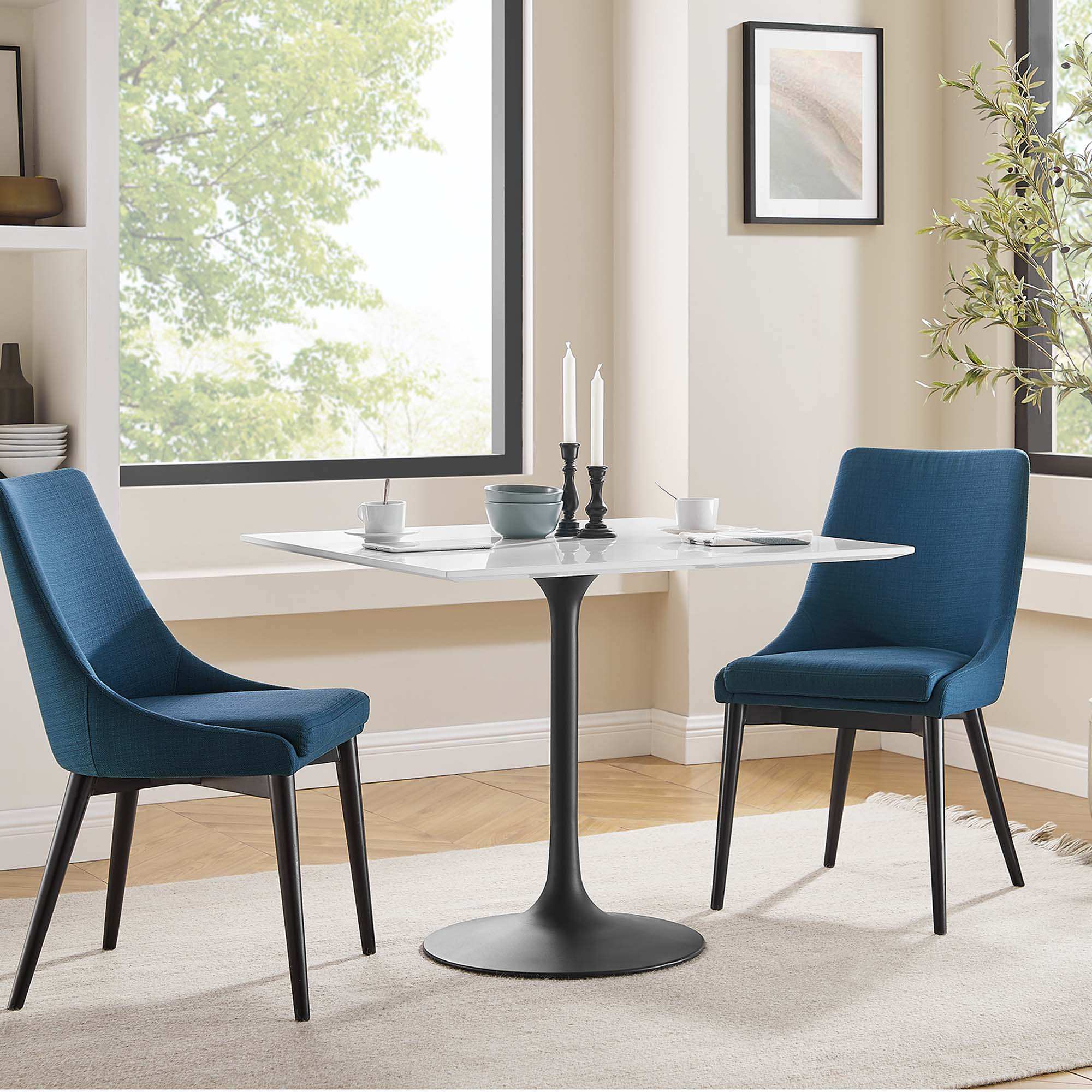 Lippa 36" Square Wood Dining Table by Modway - Best Buy Furniture