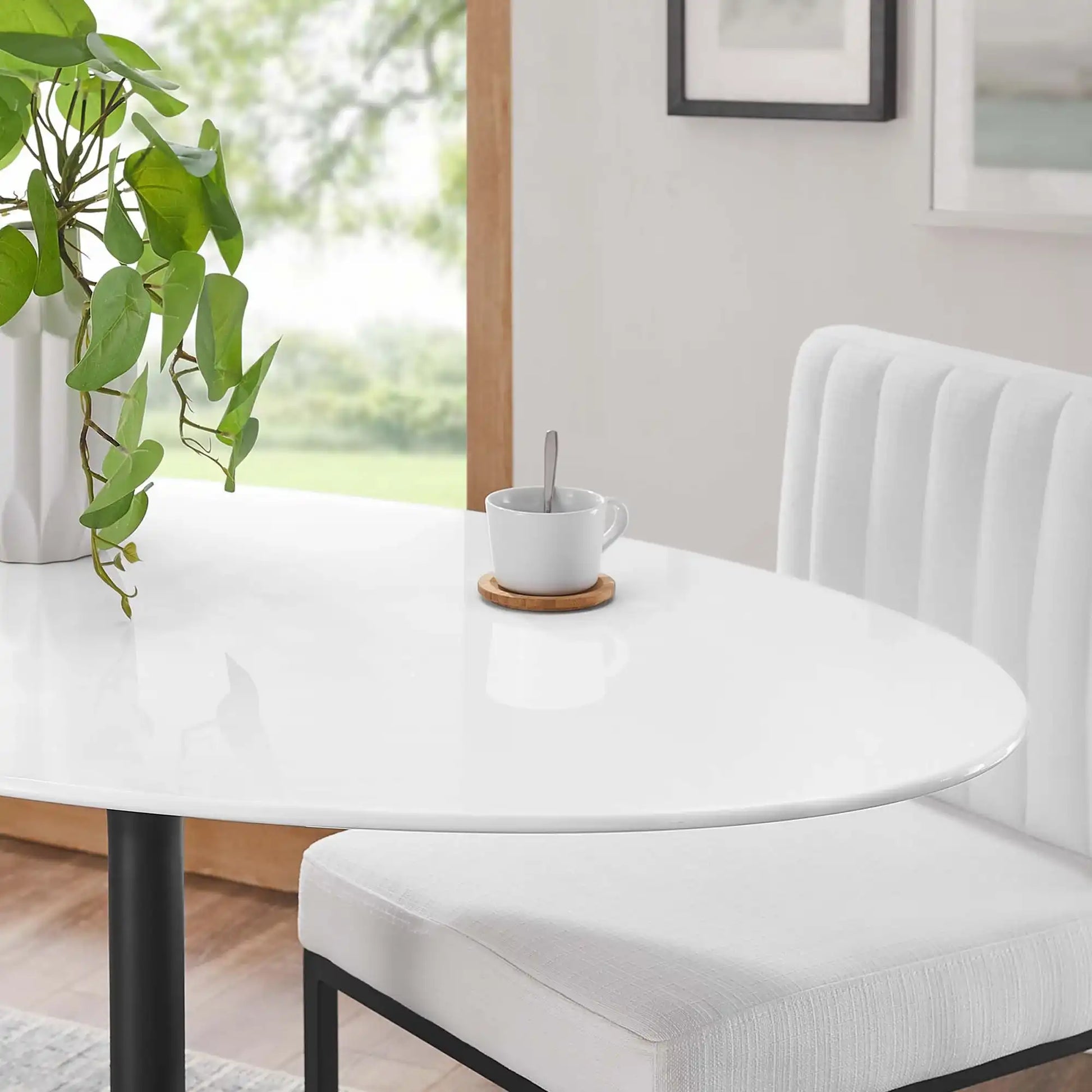 Lippa 48" Oval Wood Dining Table by Modway - Best Buy Furniture