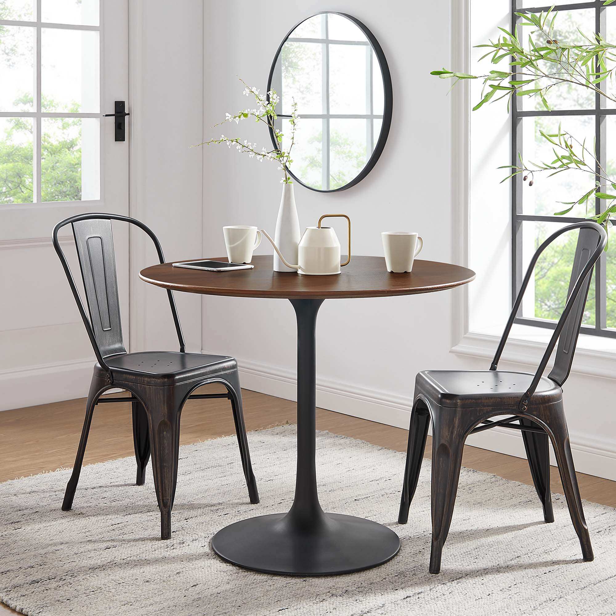 Lippa 36" Round Wood Dining Table by Modway - Best Buy Furniture