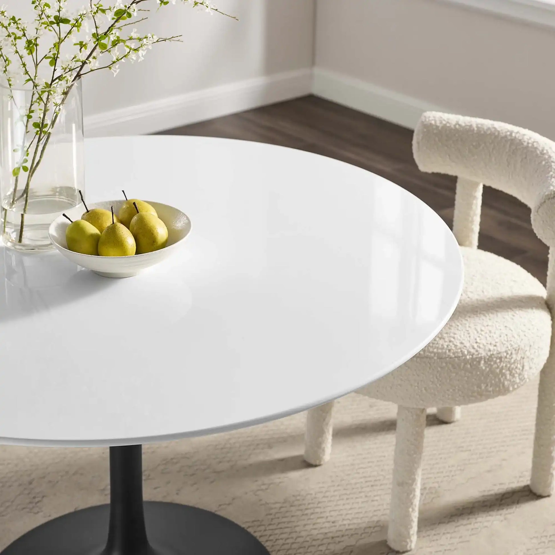 Lippa 48" Round Wood Dining Table by Modway - Best Buy Furniture