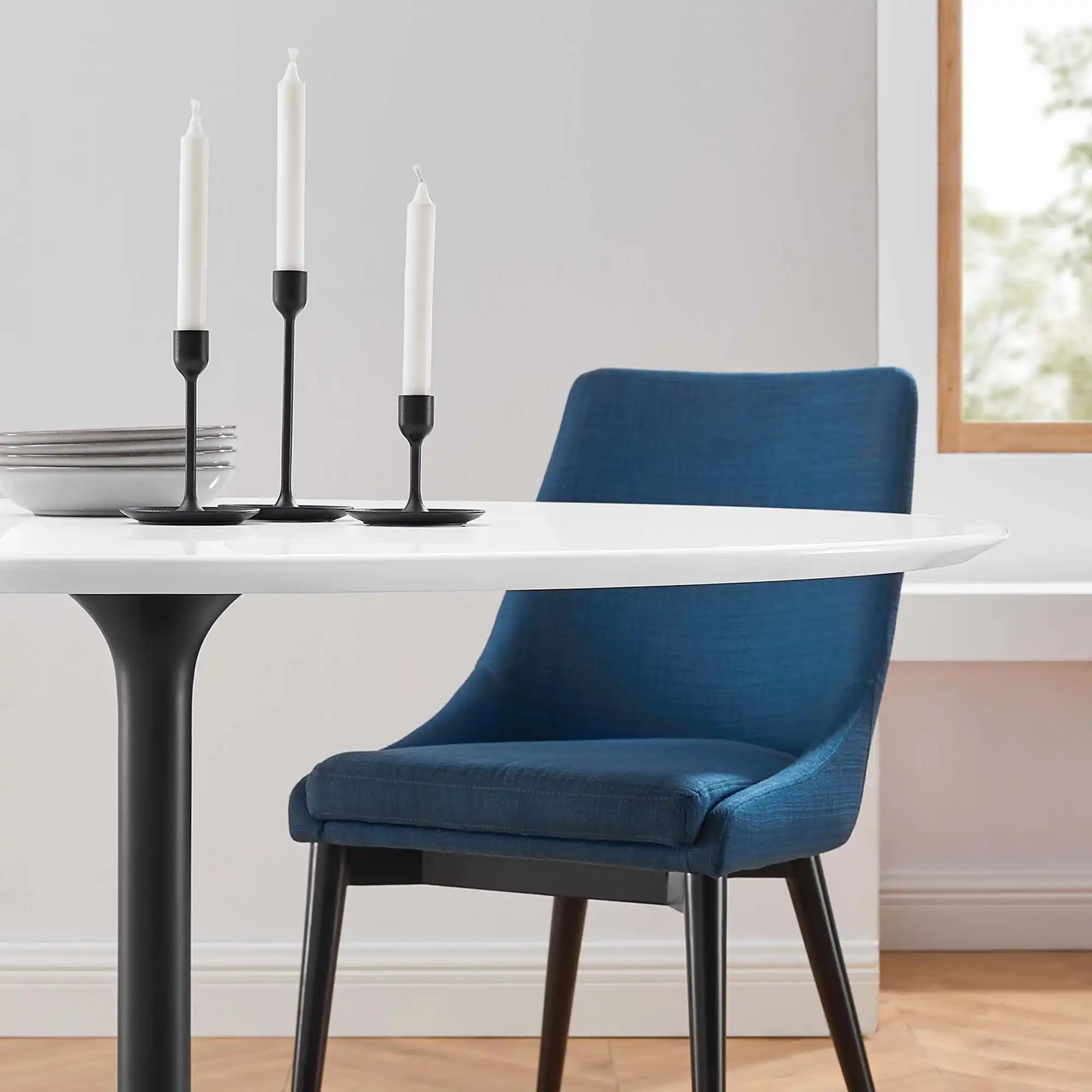 Lippa 54" Round Wood Dining Table by Modway - Best Buy Furniture