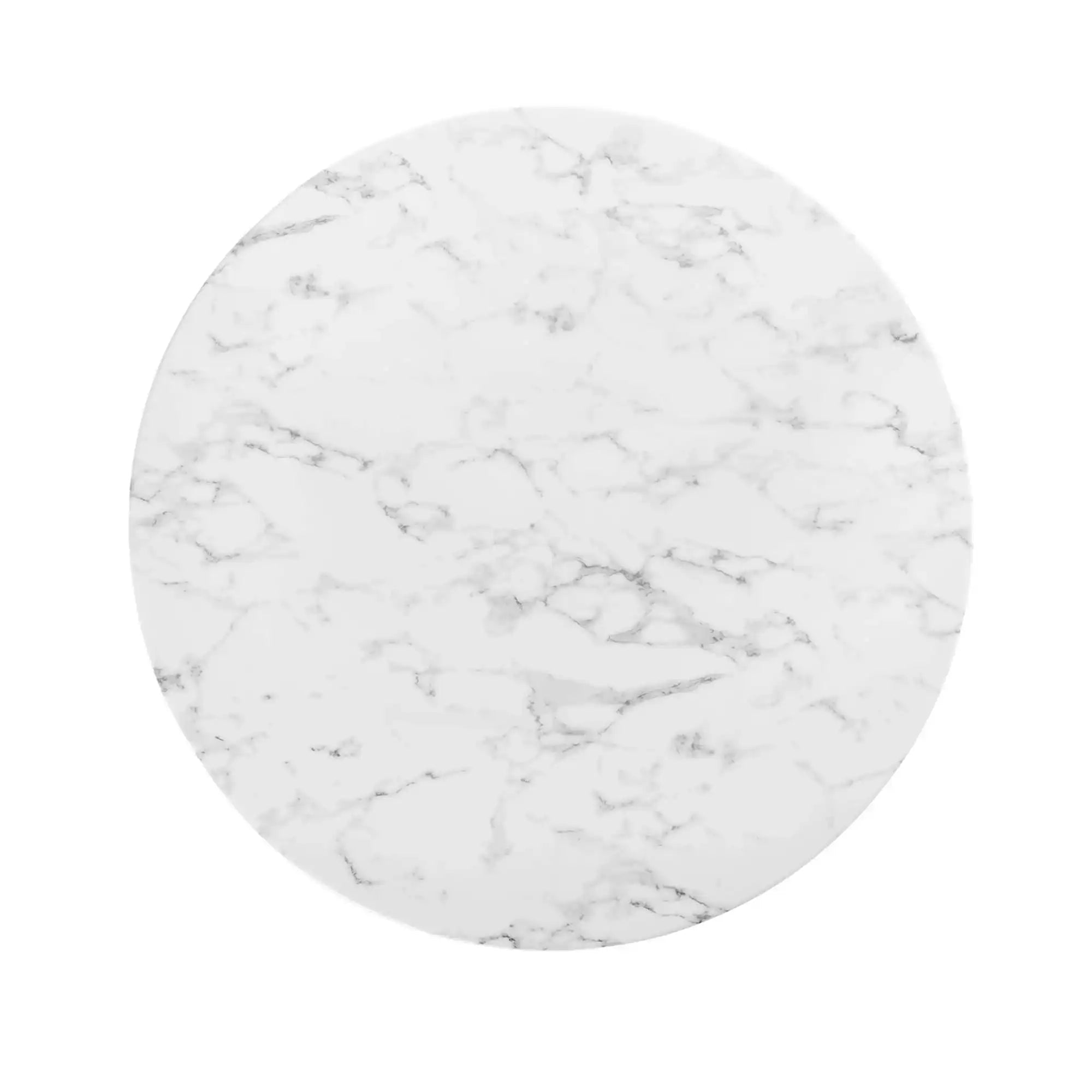 Lippa 48" Round Faux Marble Dining Table by Modway - Best Buy Furniture