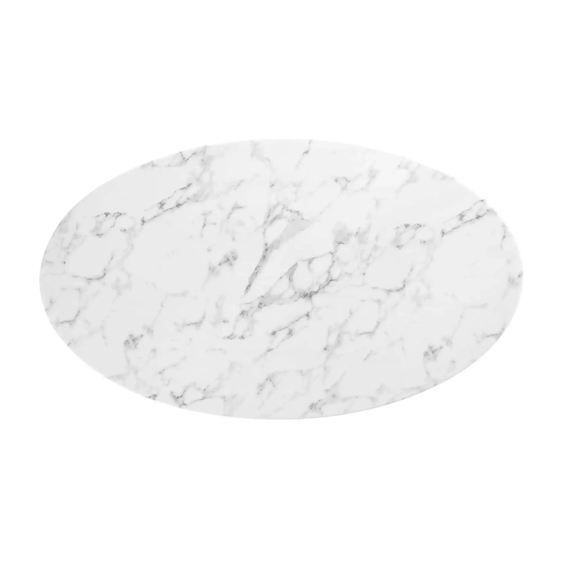 Lippa 54" Oval Faux Marble Dining Table by Modway - Best Buy Furniture