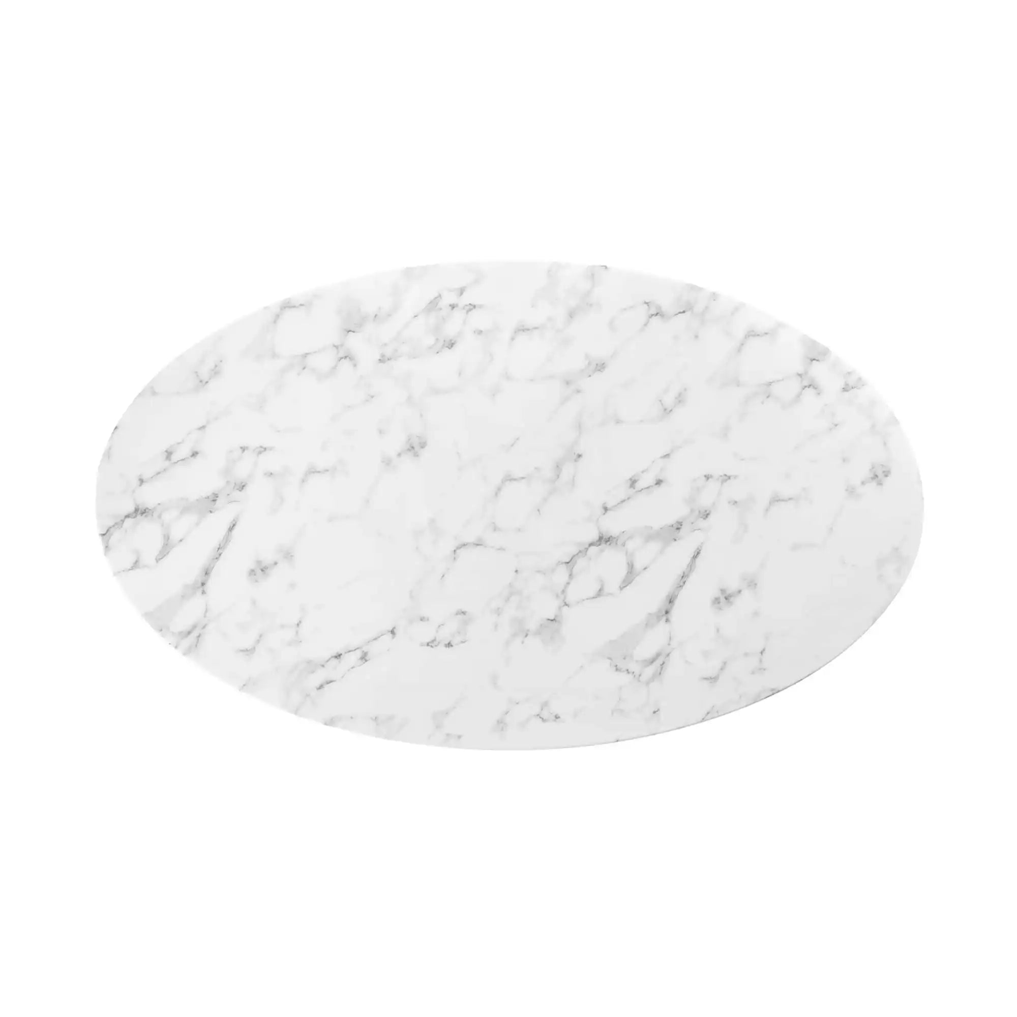 Lippa 60" Oval Faux Marble Dining Table by Modway - Best Buy Furniture