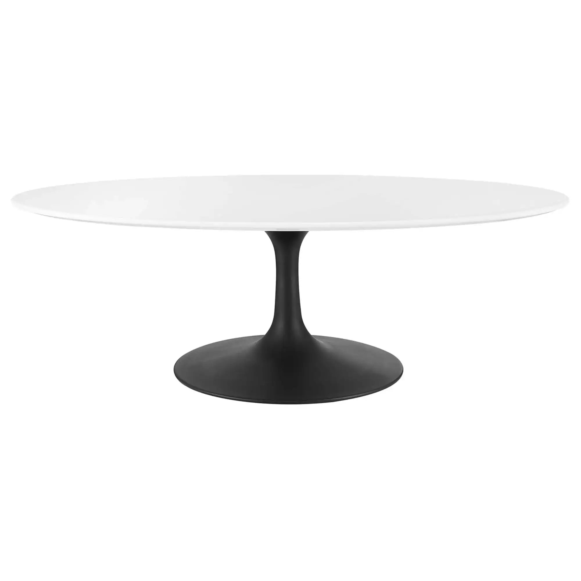 Lippa 48" Oval Wood Coffee Table by Modway - Best Buy Furniture