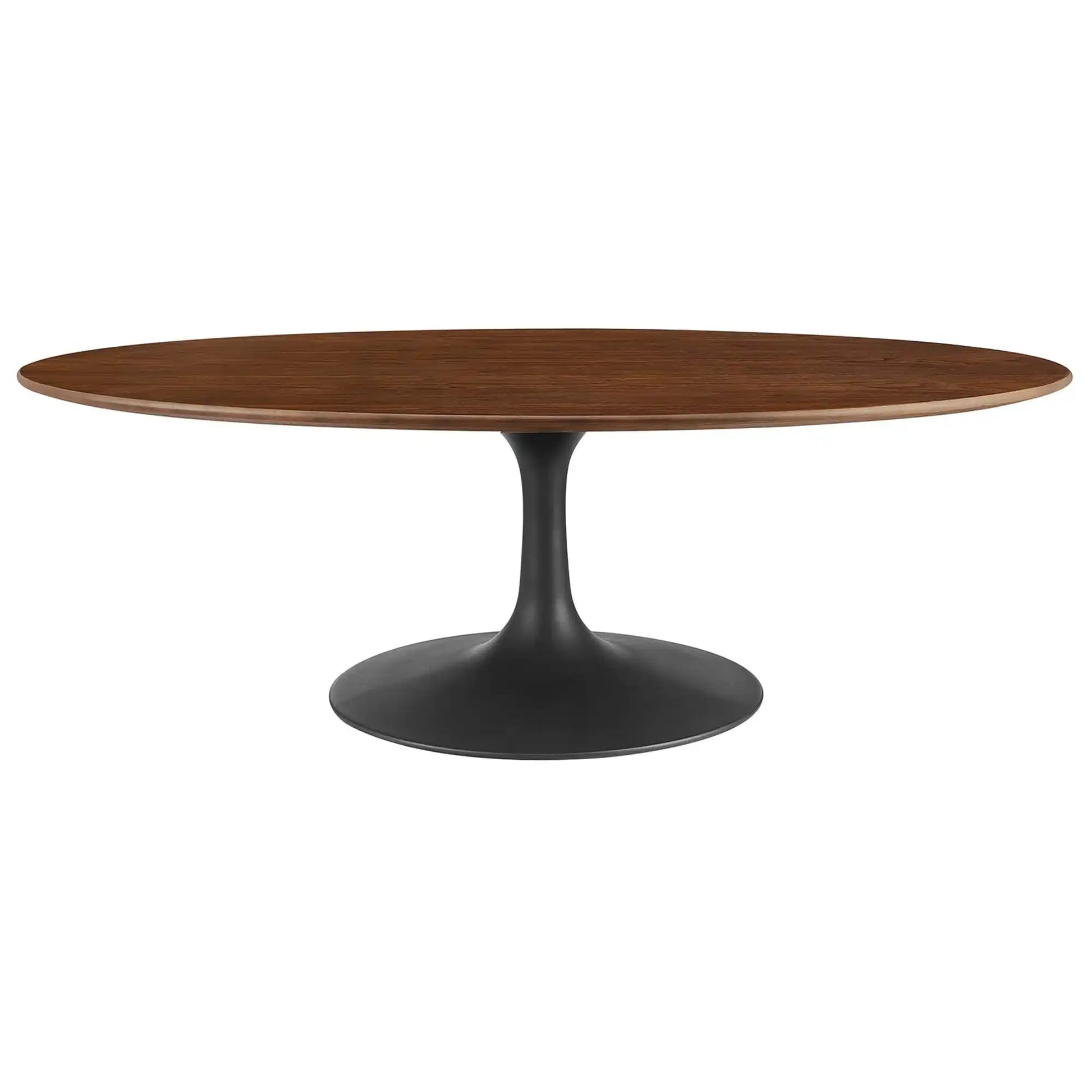 Lippa 48" Oval Wood Coffee Table by Modway - Best Buy Furniture