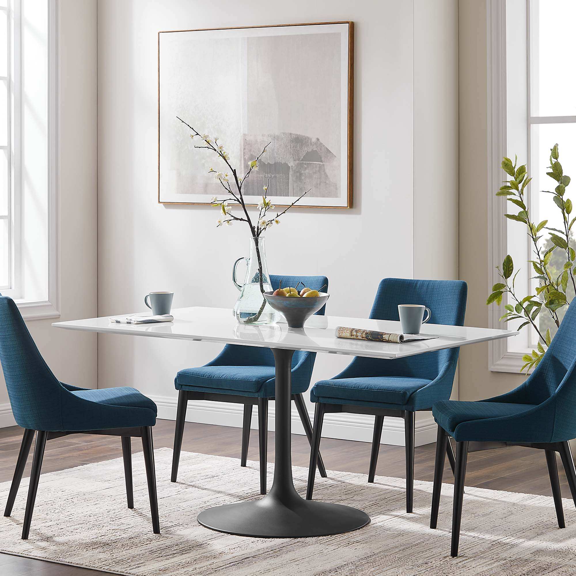 Lippa 60" Rectangle Wood Dining Table by Modway - Best Buy Furniture