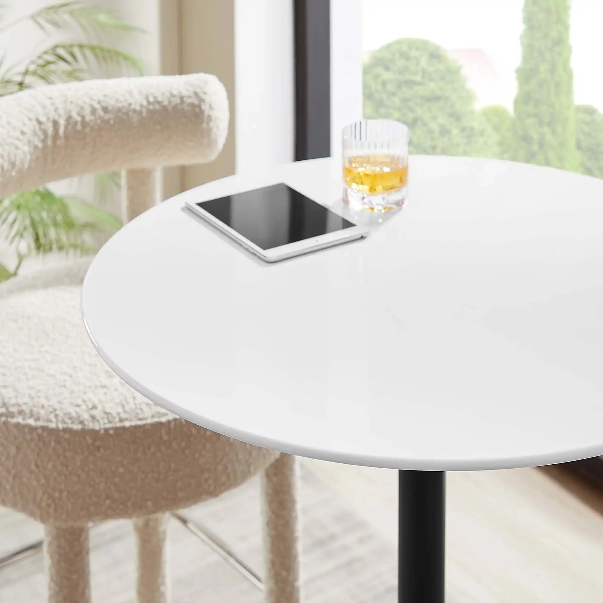 Lippa 28" Round Wood Bar Table by Modway - Best Buy Furniture