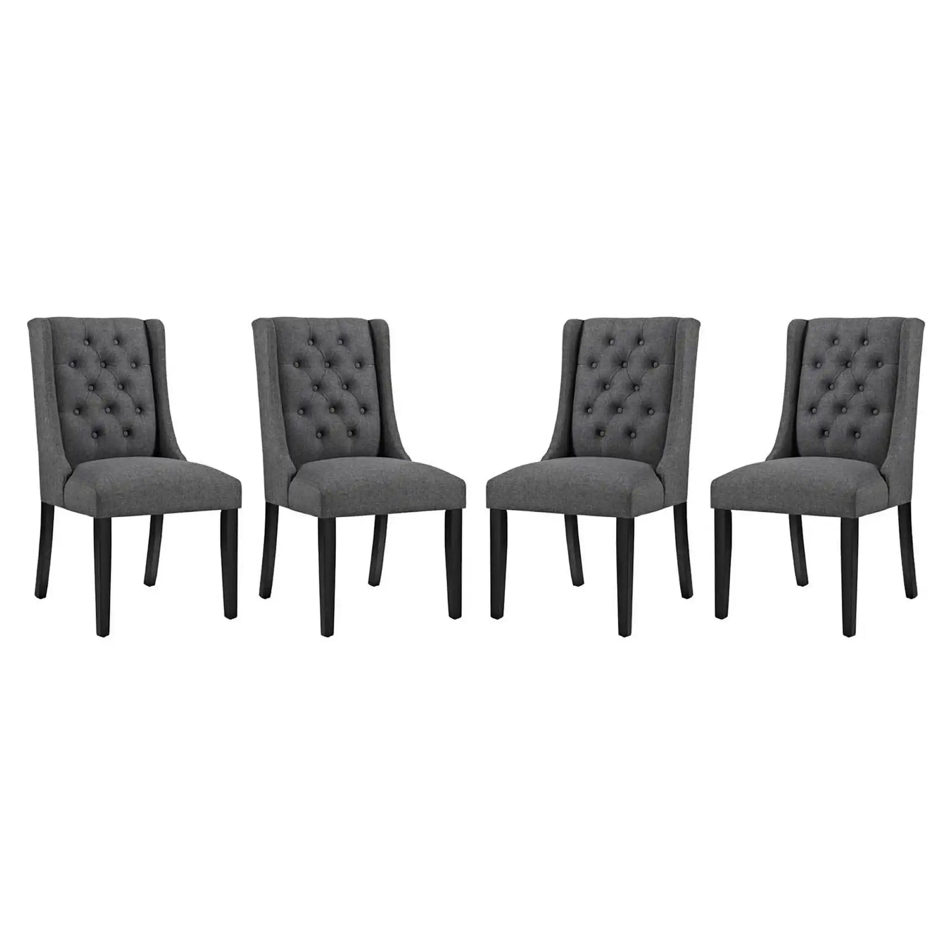 Baronet Fabric Dining Chair Set of 4 by Modway - Best Buy Furniture