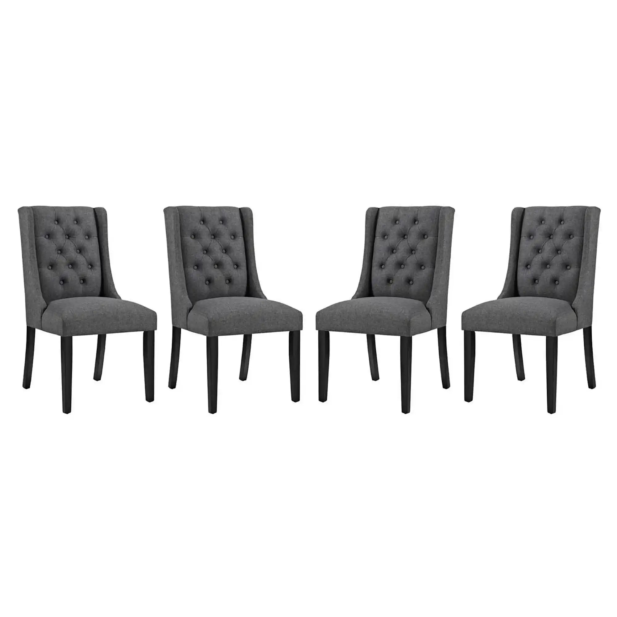 Baronet Fabric Dining Chair Set of 4 by Modway - Best Buy Furniture