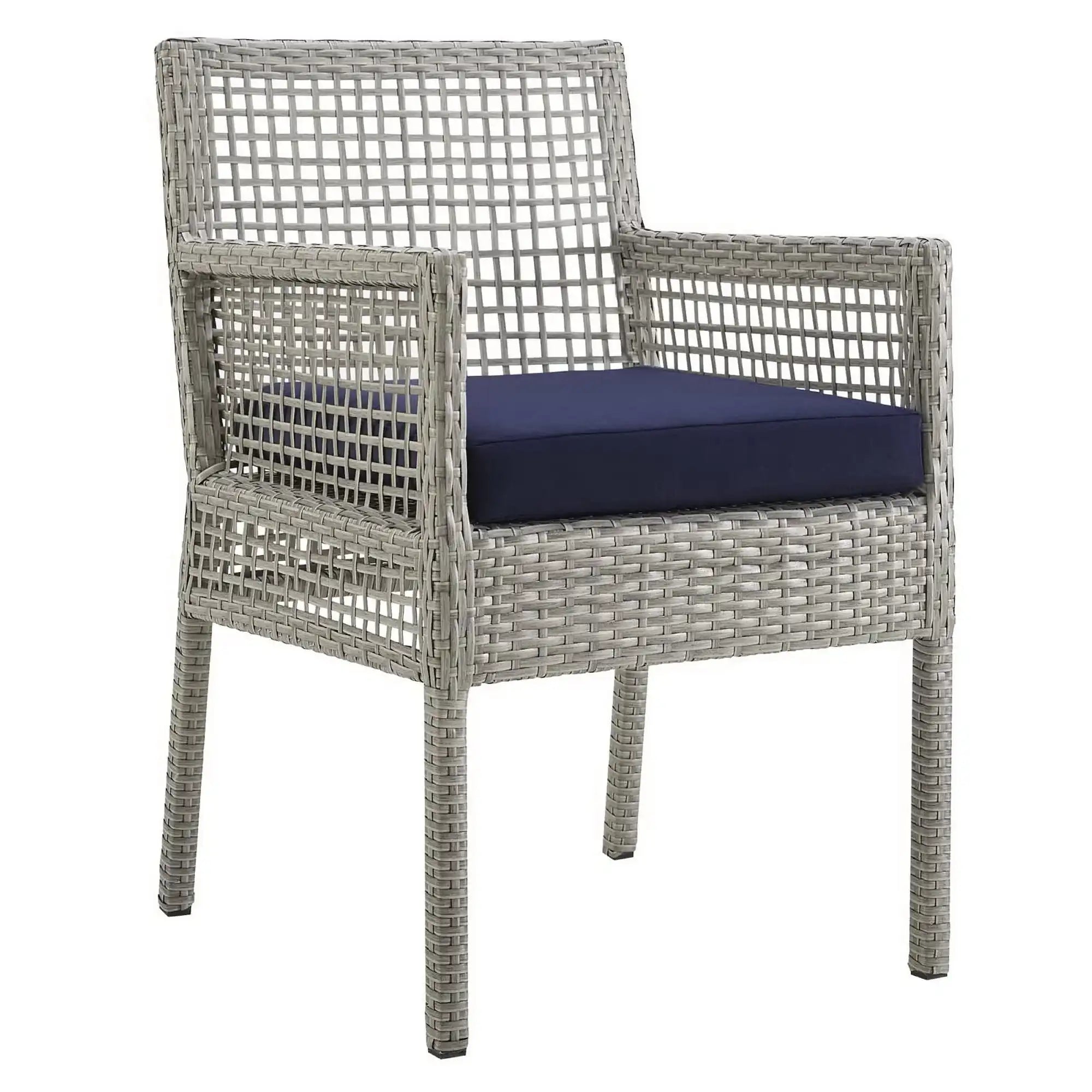 Aura 7 Piece Outdoor Patio Wicker Rattan Set by Modway - Best Buy Furniture