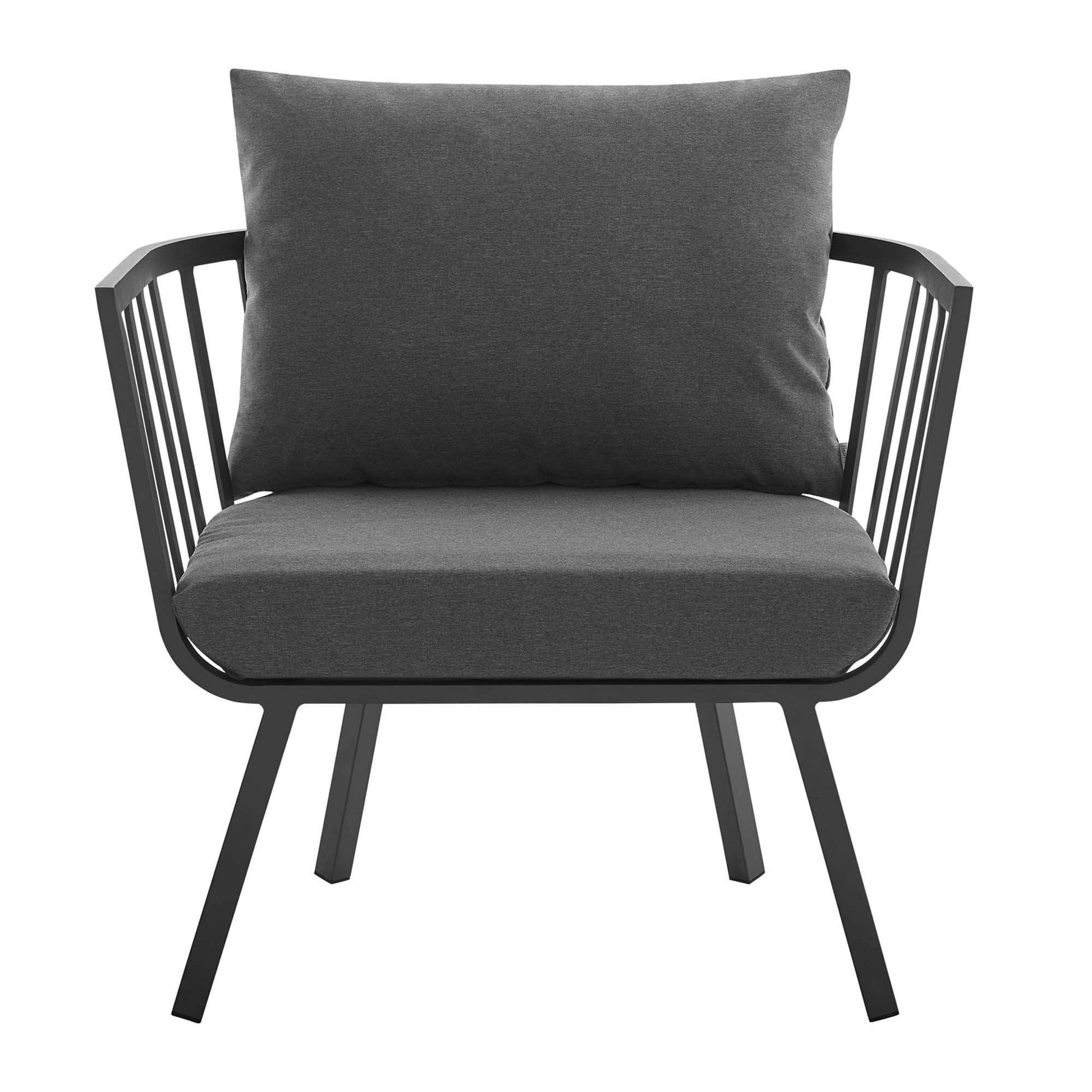 Riverside Outdoor Patio Aluminum Armchair by Modway - Best Buy Furniture