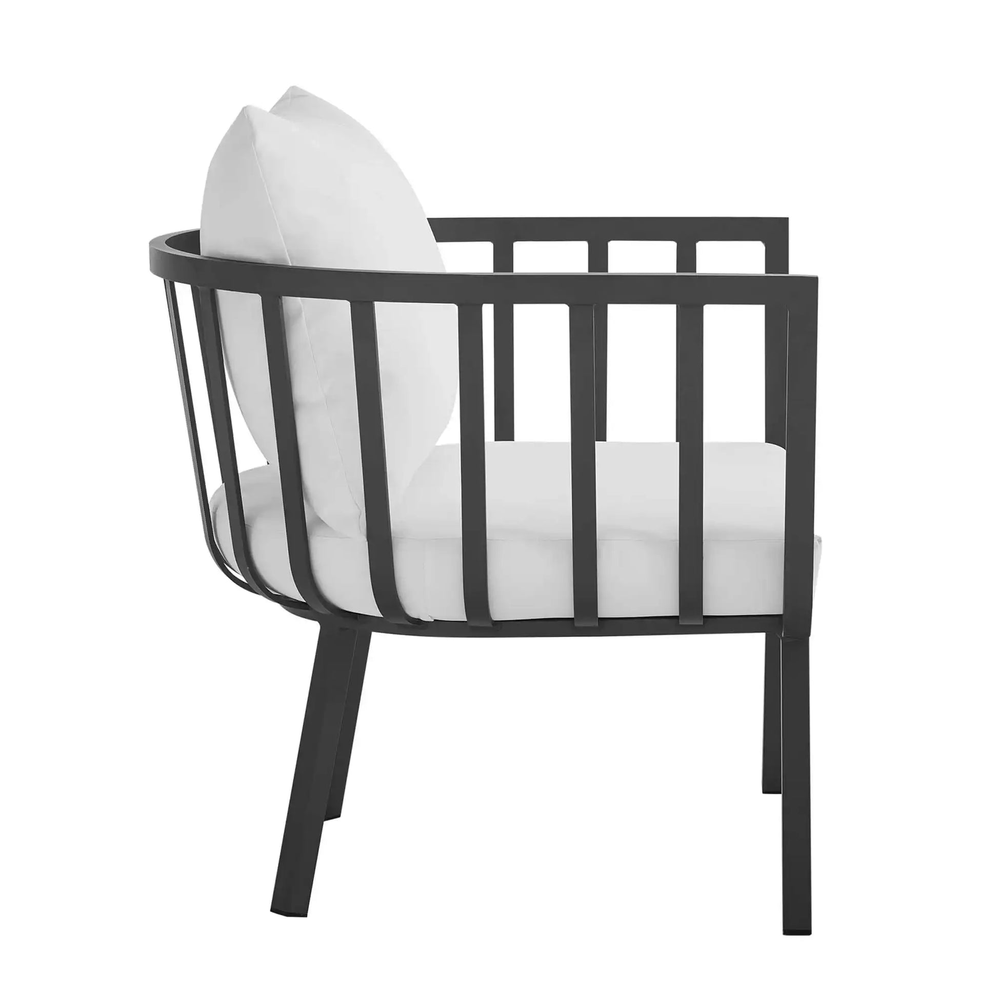 Riverside Outdoor Patio Aluminum Armchair by Modway - Best Buy Furniture