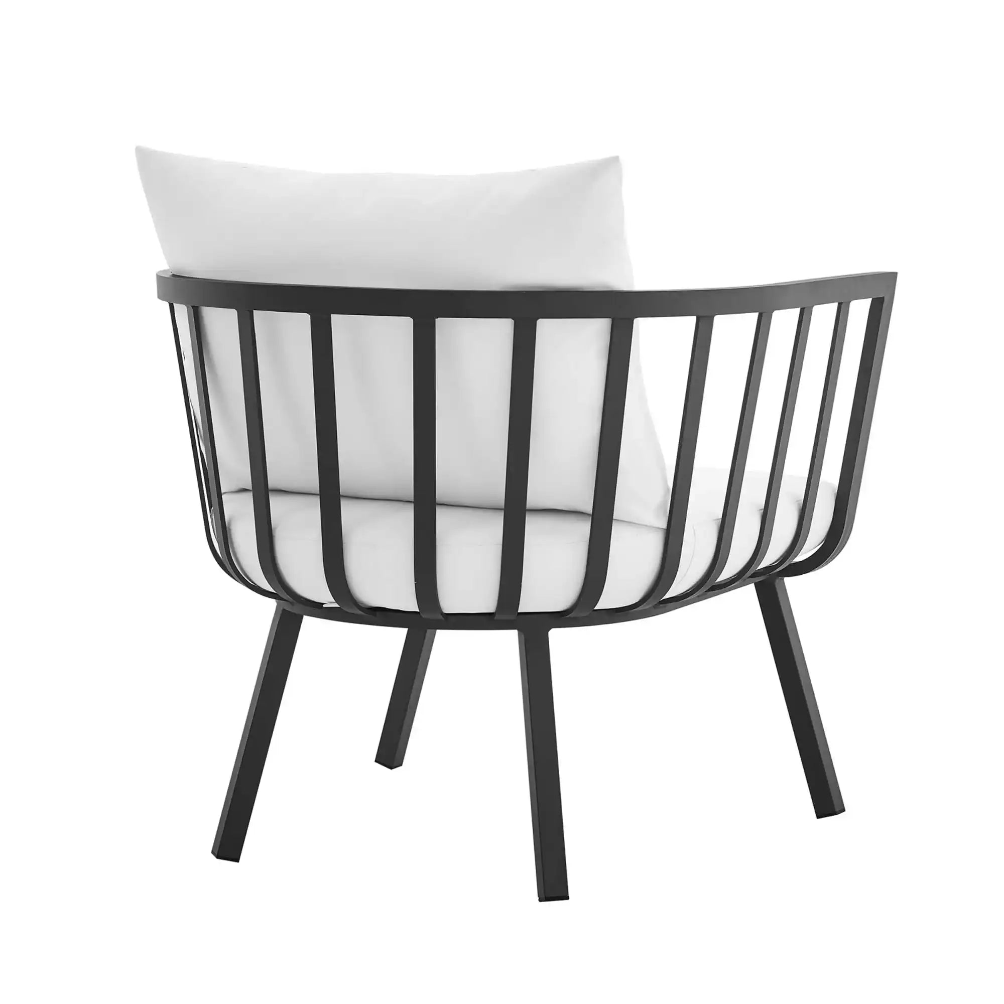 Riverside Outdoor Patio Aluminum Armchair by Modway - Best Buy Furniture