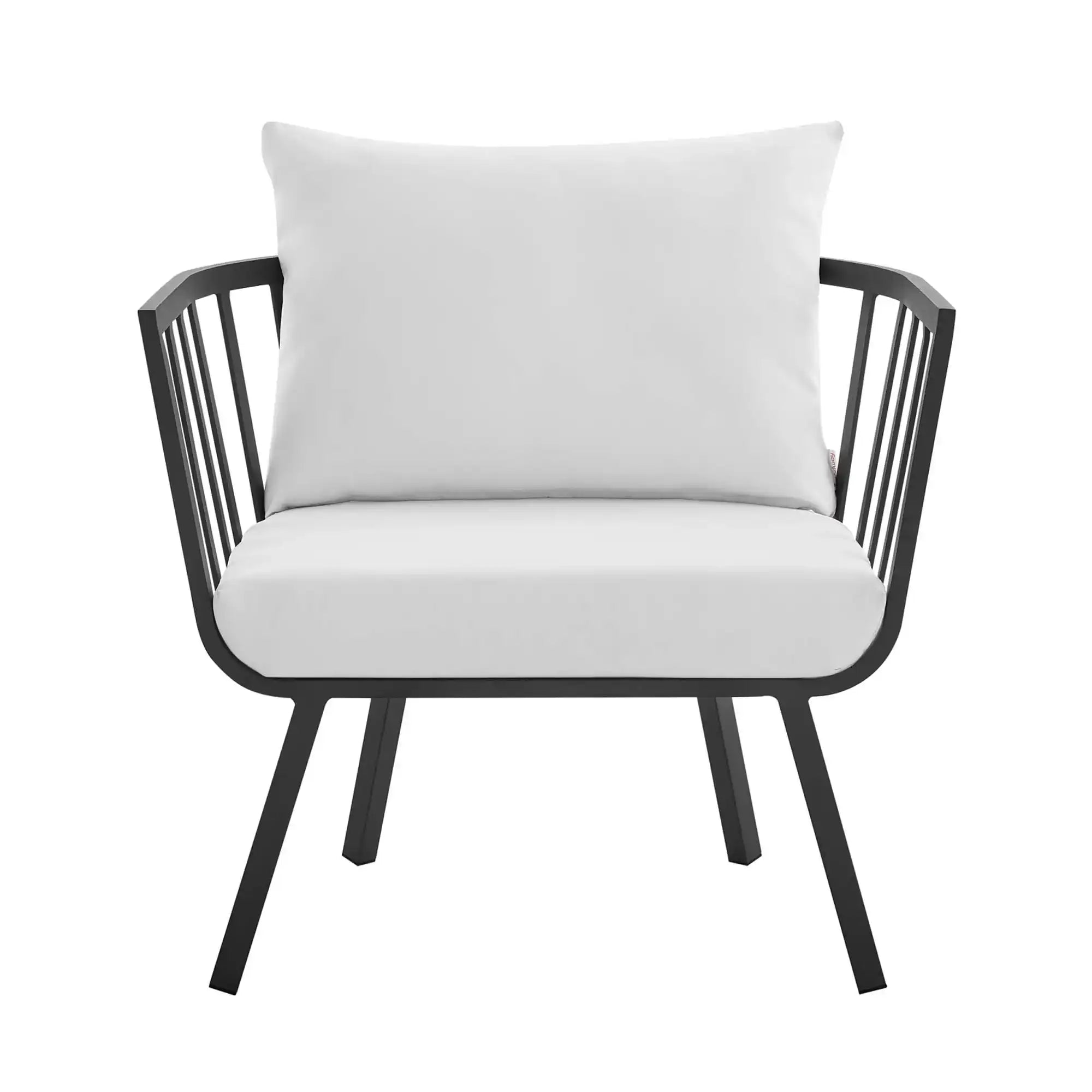 Riverside Outdoor Patio Aluminum Armchair by Modway - Best Buy Furniture