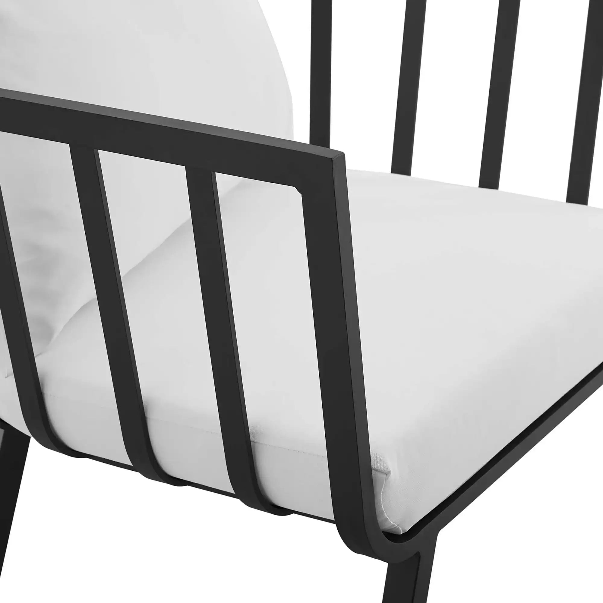 Riverside Outdoor Patio Aluminum Armchair by Modway - Best Buy Furniture