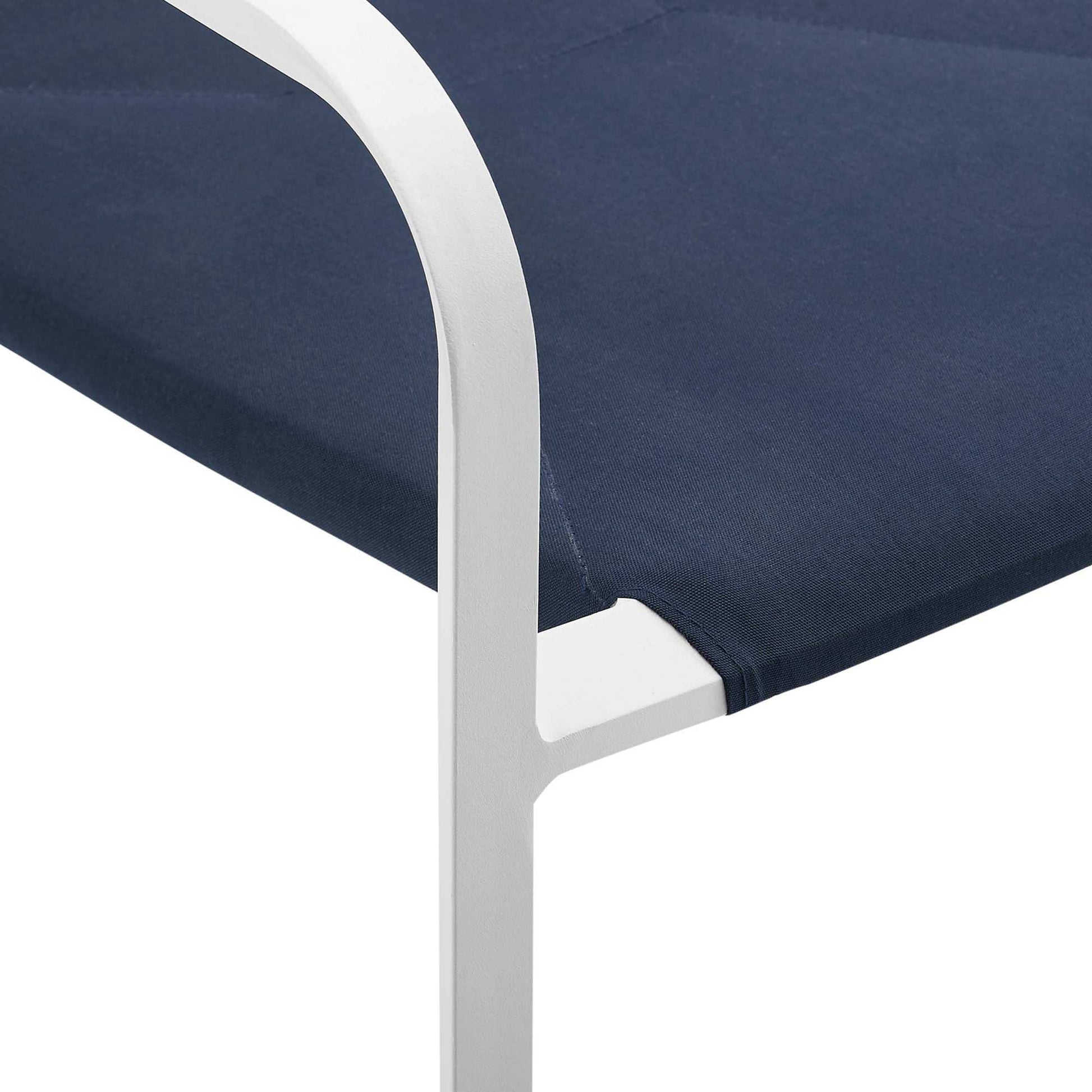 Raleigh Stackable Outdoor Patio Aluminum Dining Armchair by Modway - Best Buy Furniture