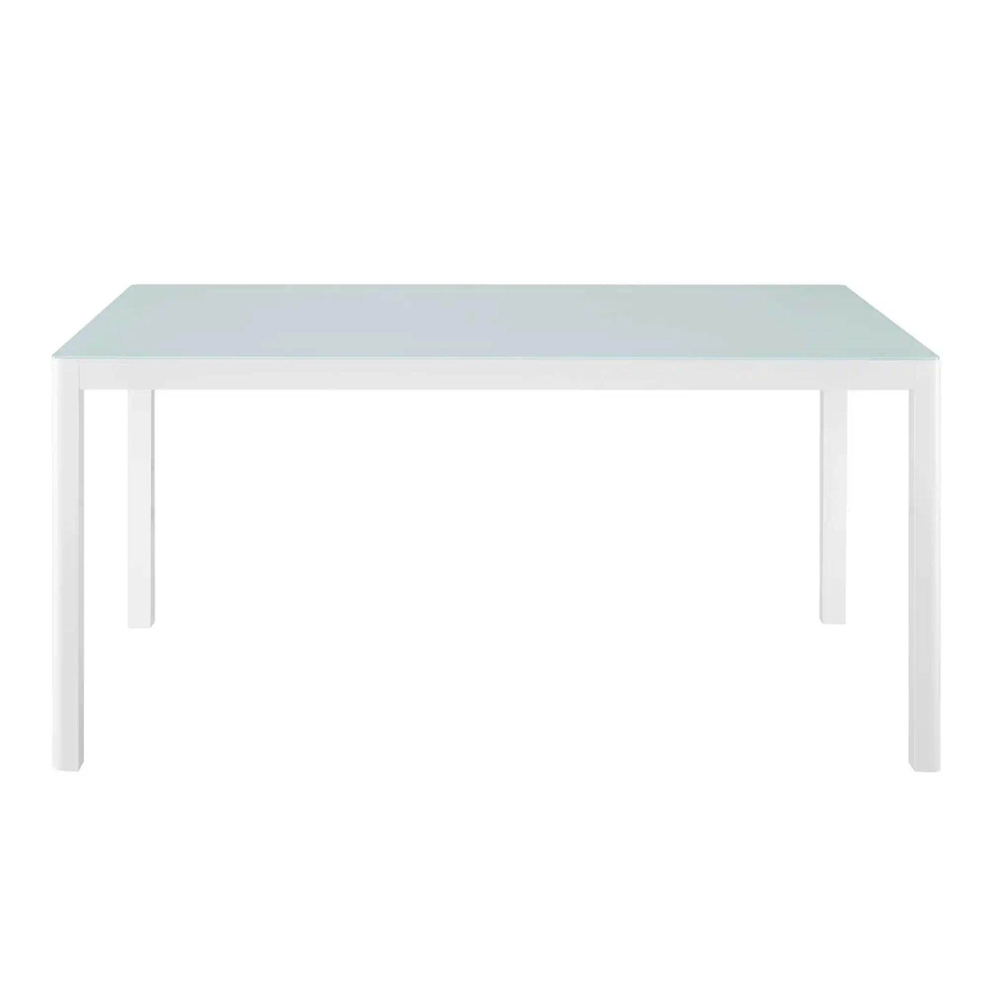 Raleigh 59" Outdoor Patio Aluminum Dining Table by Modway - Best Buy Furniture