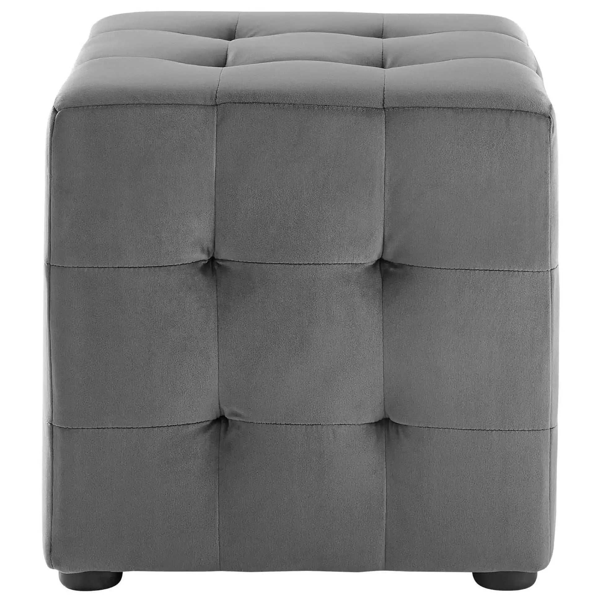 Contour Tufted Cube Performance Velvet Ottoman by Modway - Best Buy Furniture