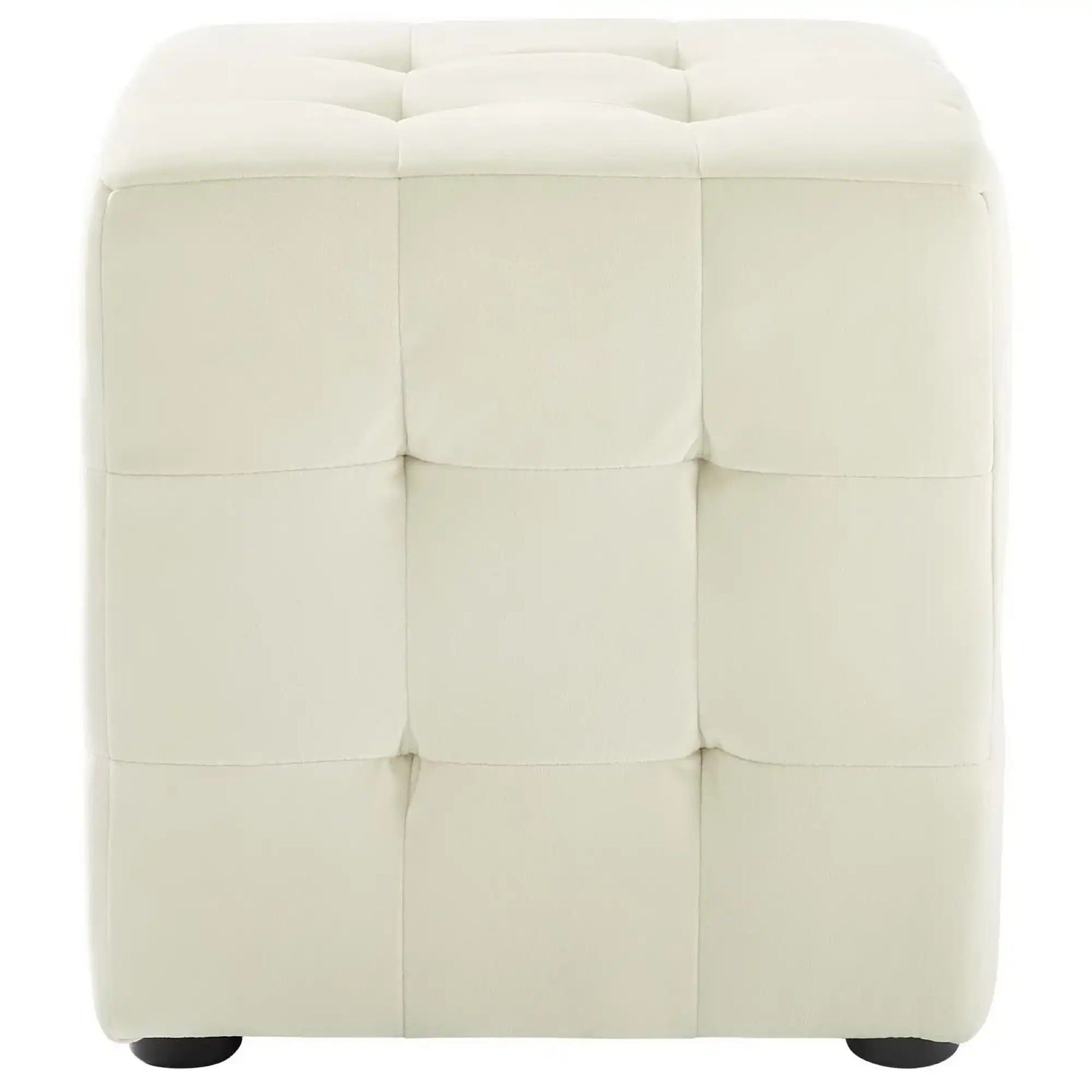 Contour Tufted Cube Performance Velvet Ottoman by Modway - Best Buy Furniture