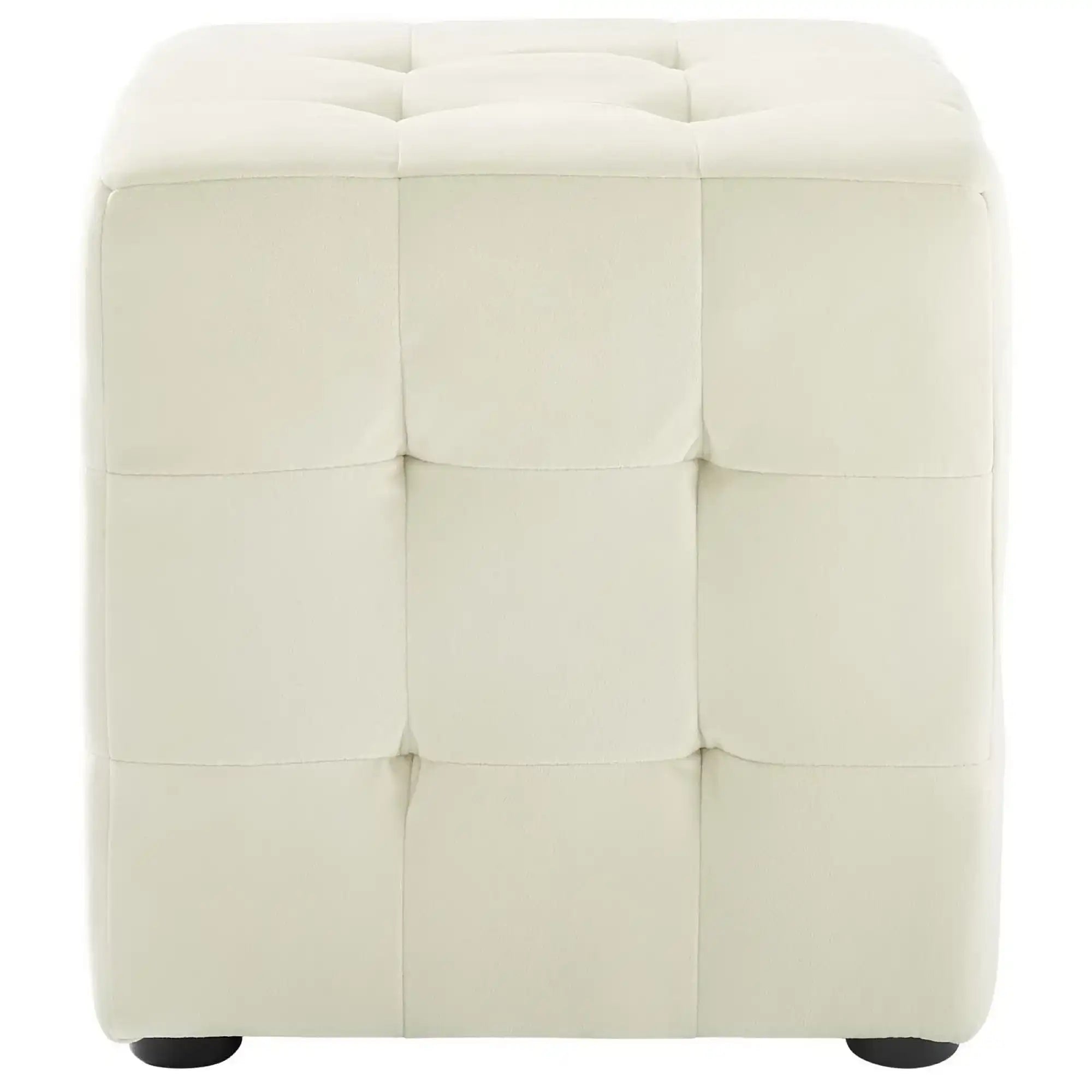 Contour Tufted Cube Performance Velvet Ottoman by Modway - Best Buy Furniture