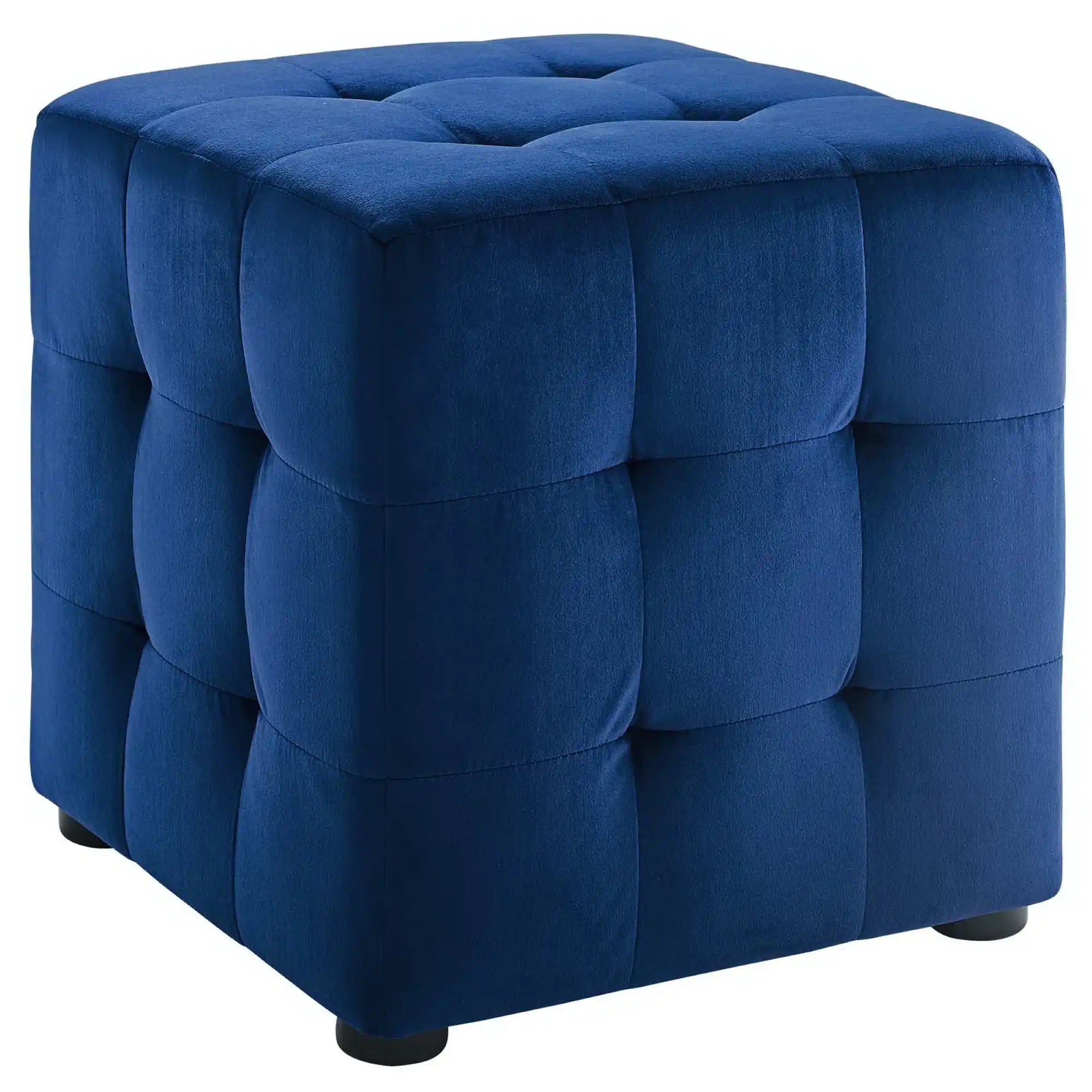Contour Tufted Cube Performance Velvet Ottoman by Modway - Best Buy Furniture