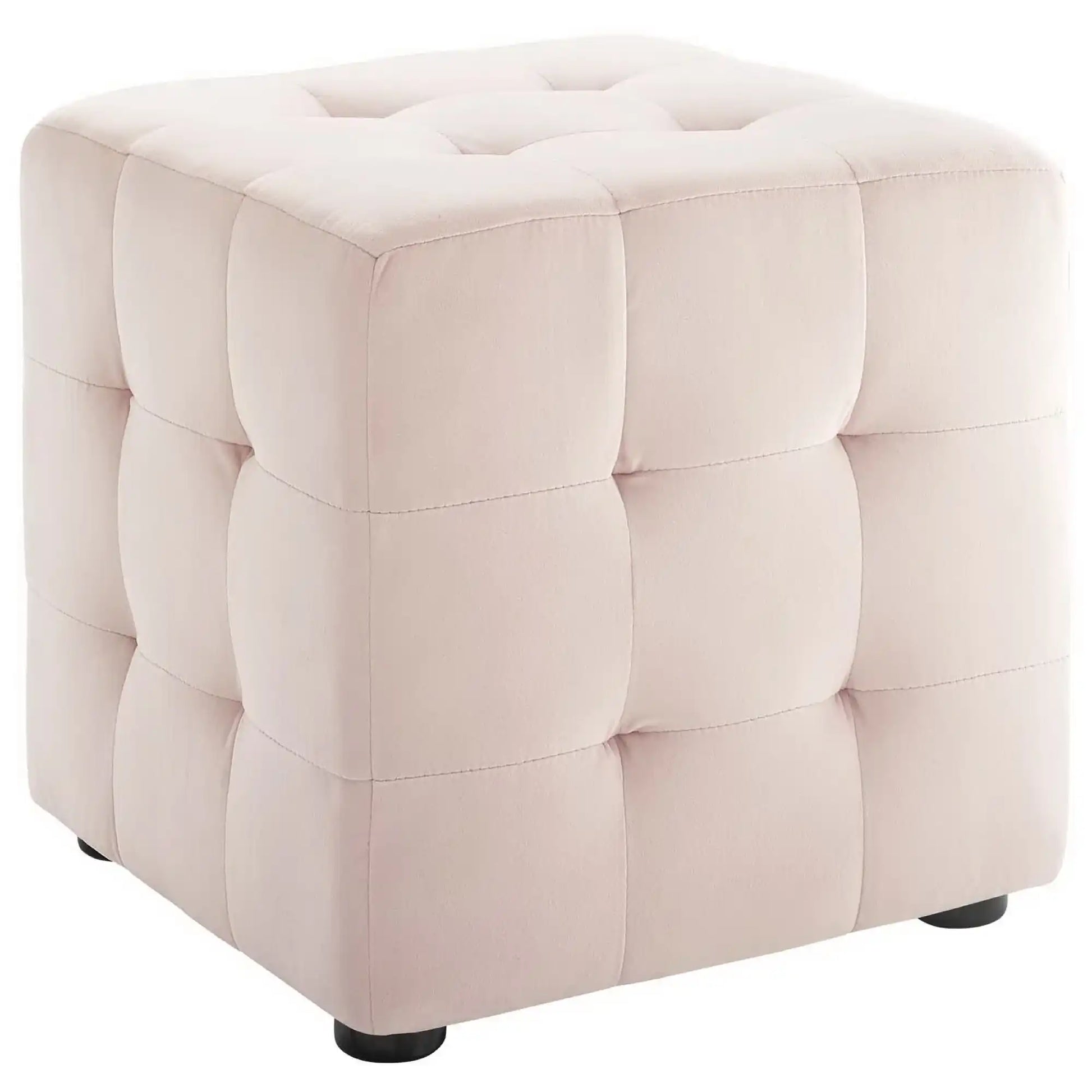 Contour Tufted Cube Performance Velvet Ottoman by Modway - Best Buy Furniture