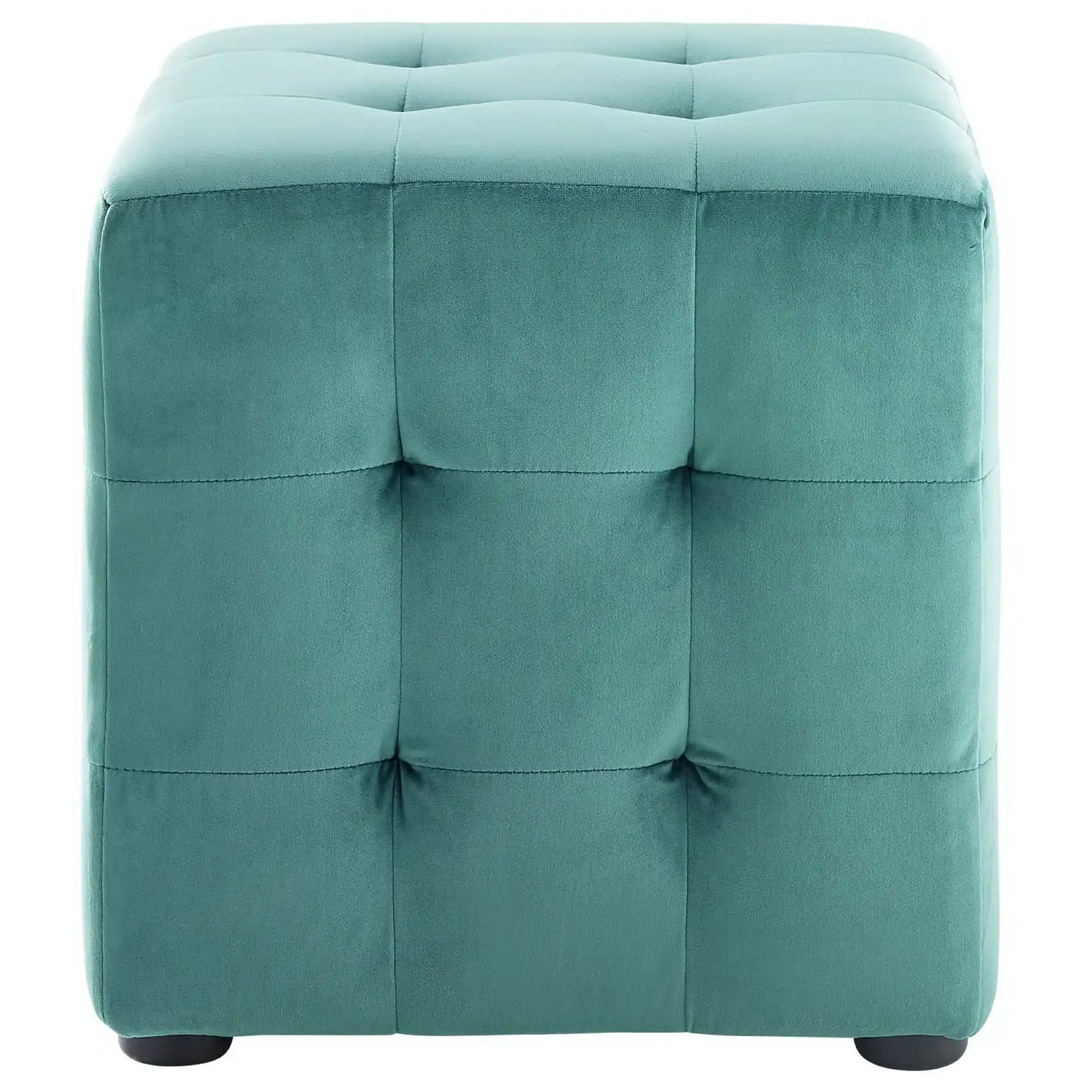Contour Tufted Cube Performance Velvet Ottoman by Modway - Best Buy Furniture