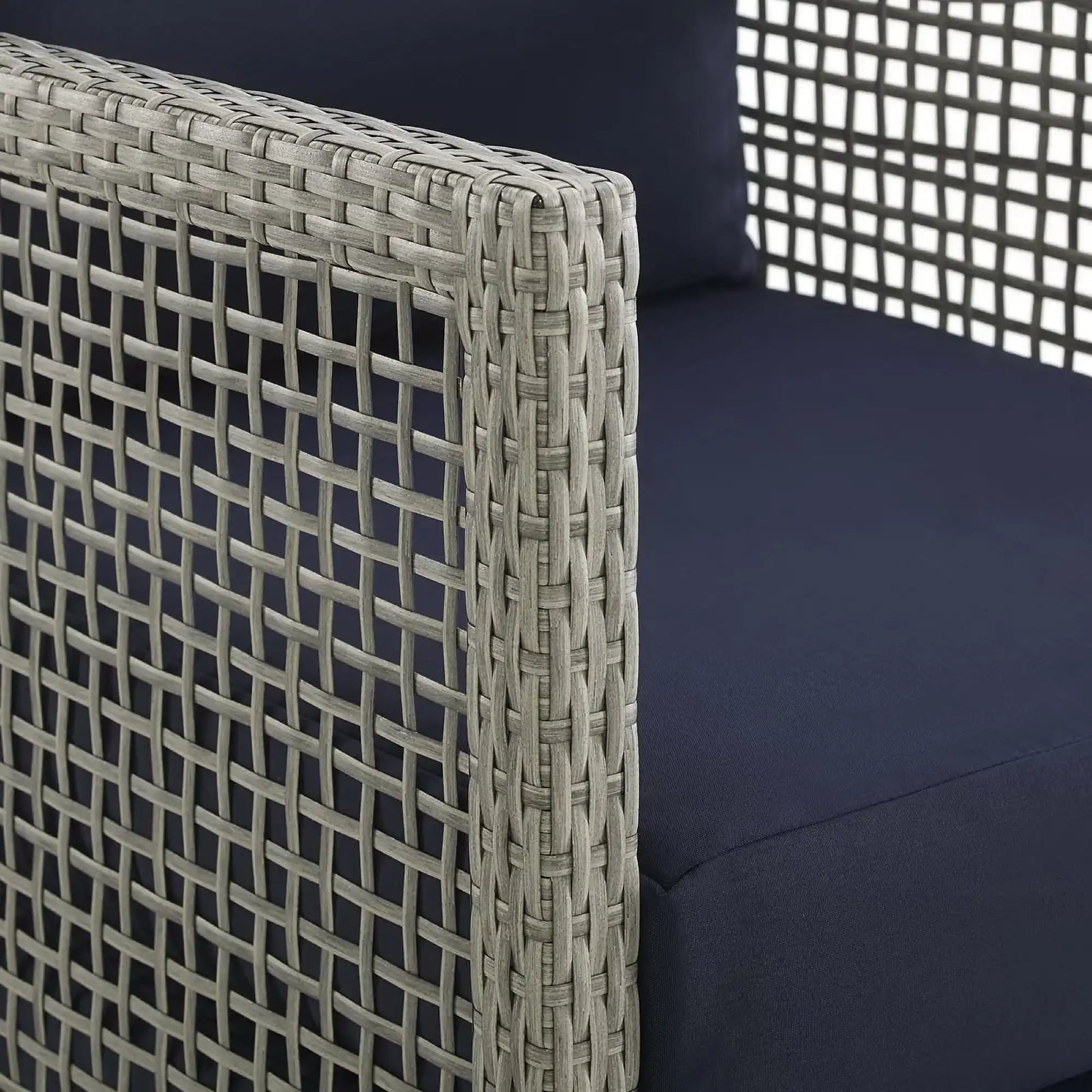 Aura 3 Piece Outdoor Patio Wicker Rattan Set by Modway - Best Buy Furniture