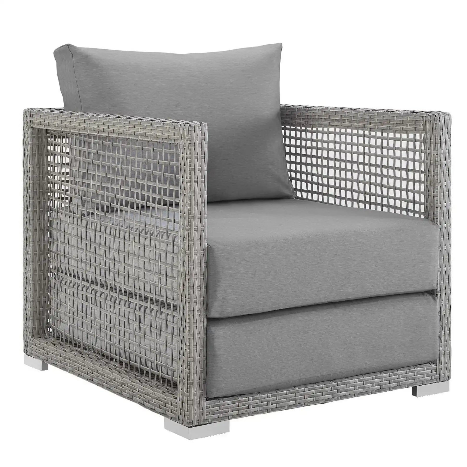 Aura 3 Piece Outdoor Patio Wicker Rattan Set by Modway - Best Buy Furniture