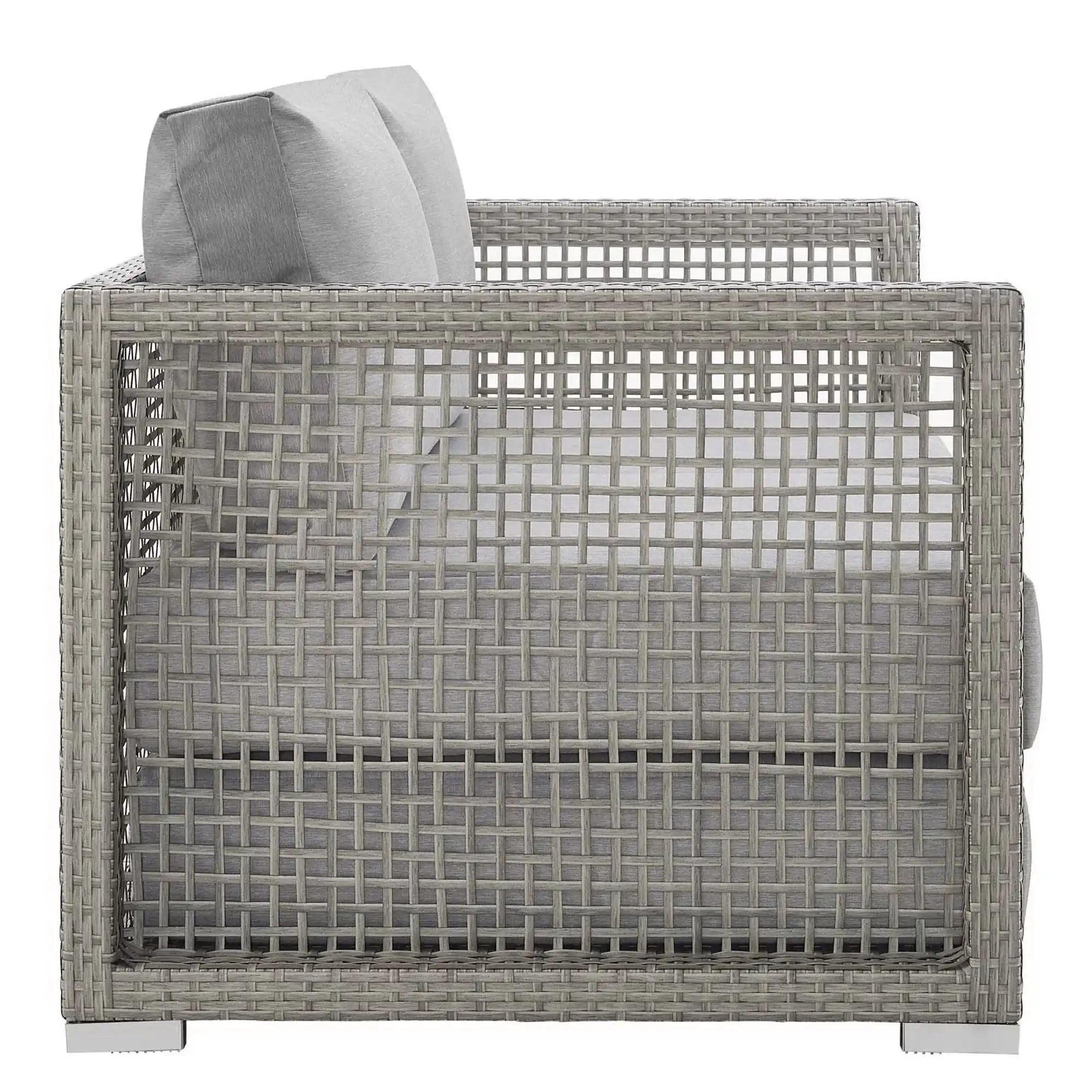 Aura 3 Piece Outdoor Patio Wicker Rattan Set by Modway - Best Buy Furniture
