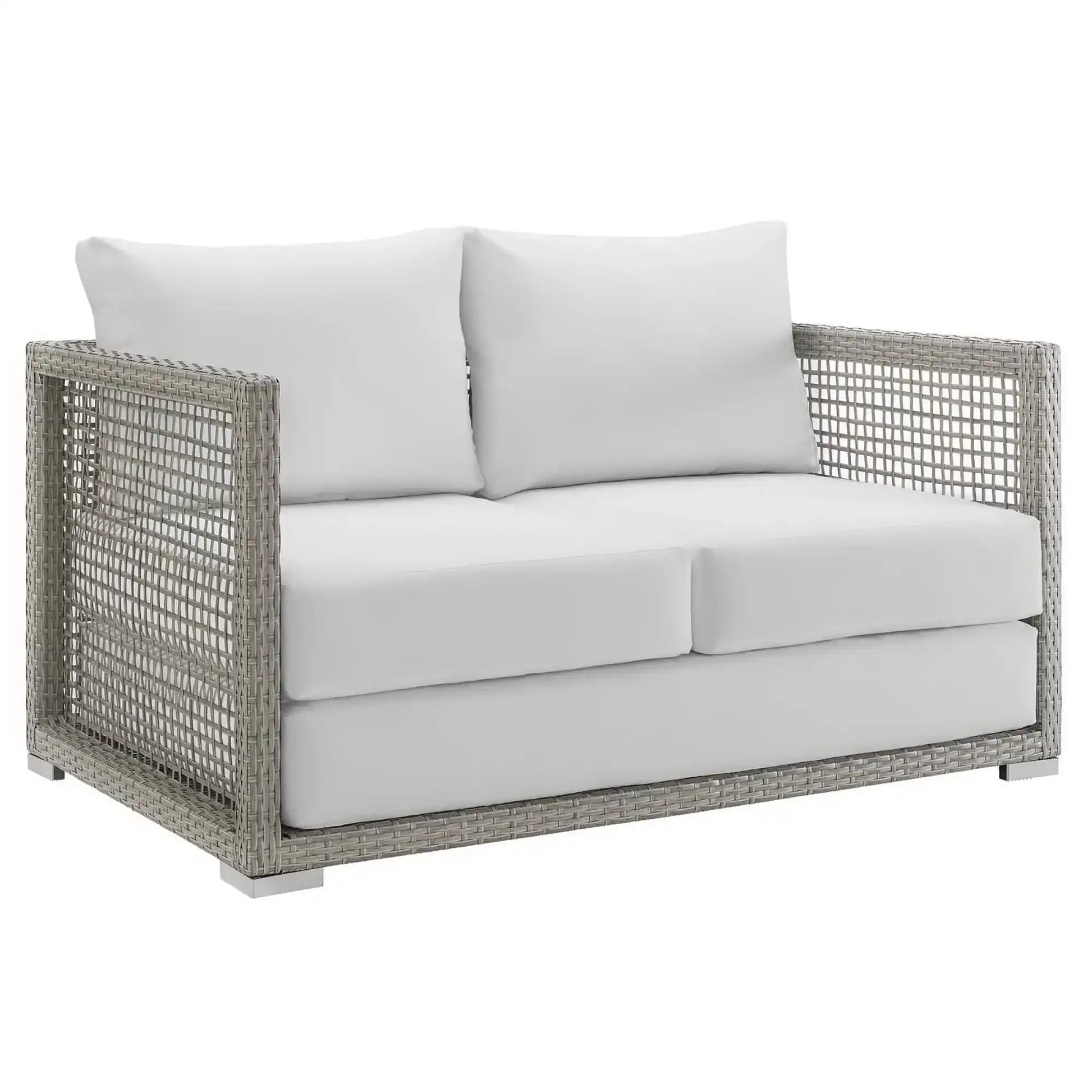 Aura 3 Piece Outdoor Patio Wicker Rattan Set by Modway - Best Buy Furniture