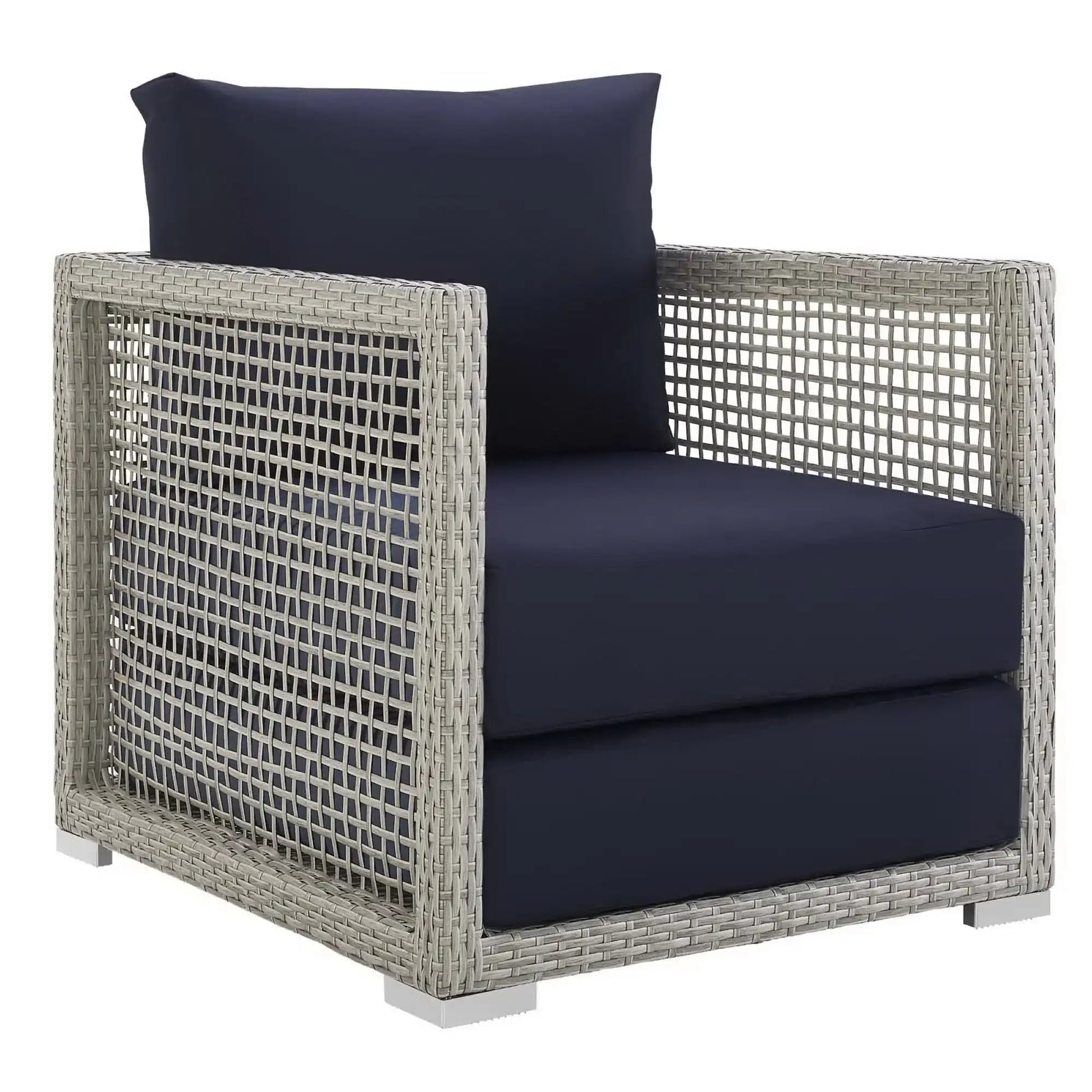 Aura 3 Piece Outdoor Patio Wicker Rattan Set by Modway - Best Buy Furniture
