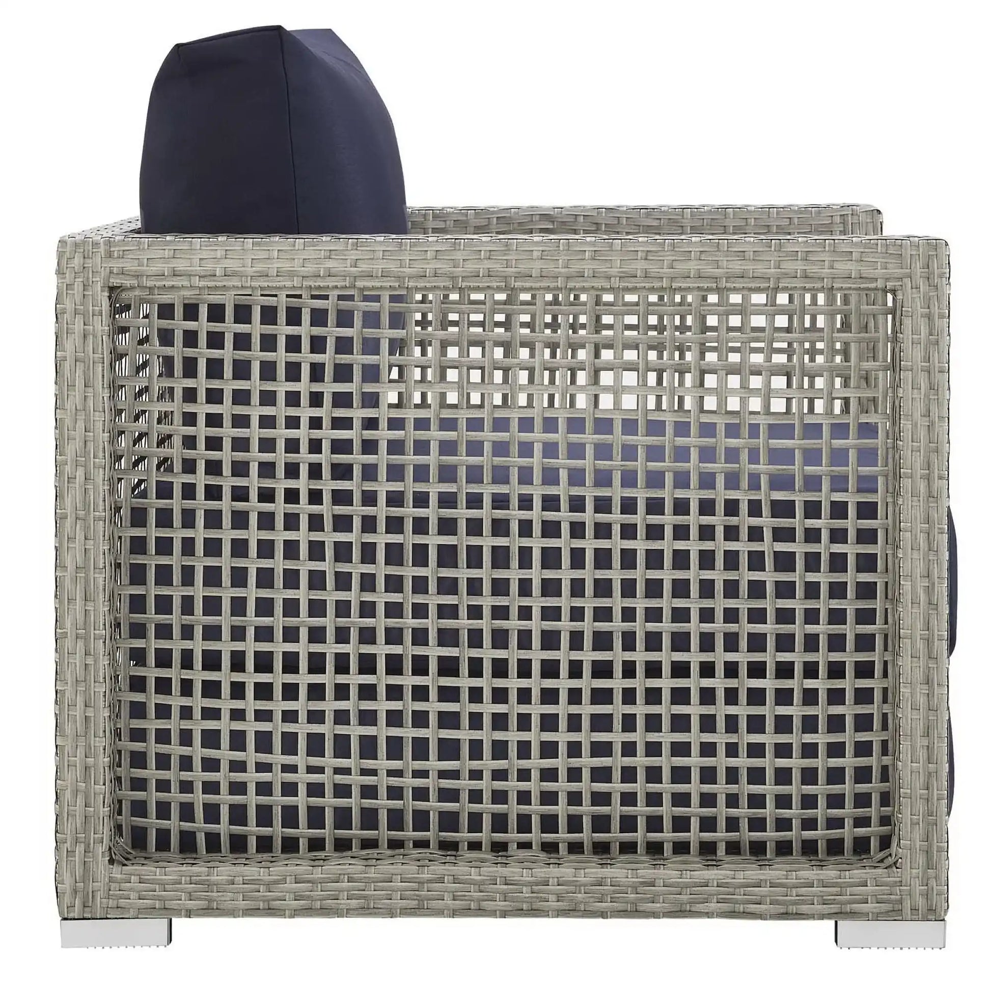 Aura 3 Piece Outdoor Patio Wicker Rattan Set by Modway - Best Buy Furniture
