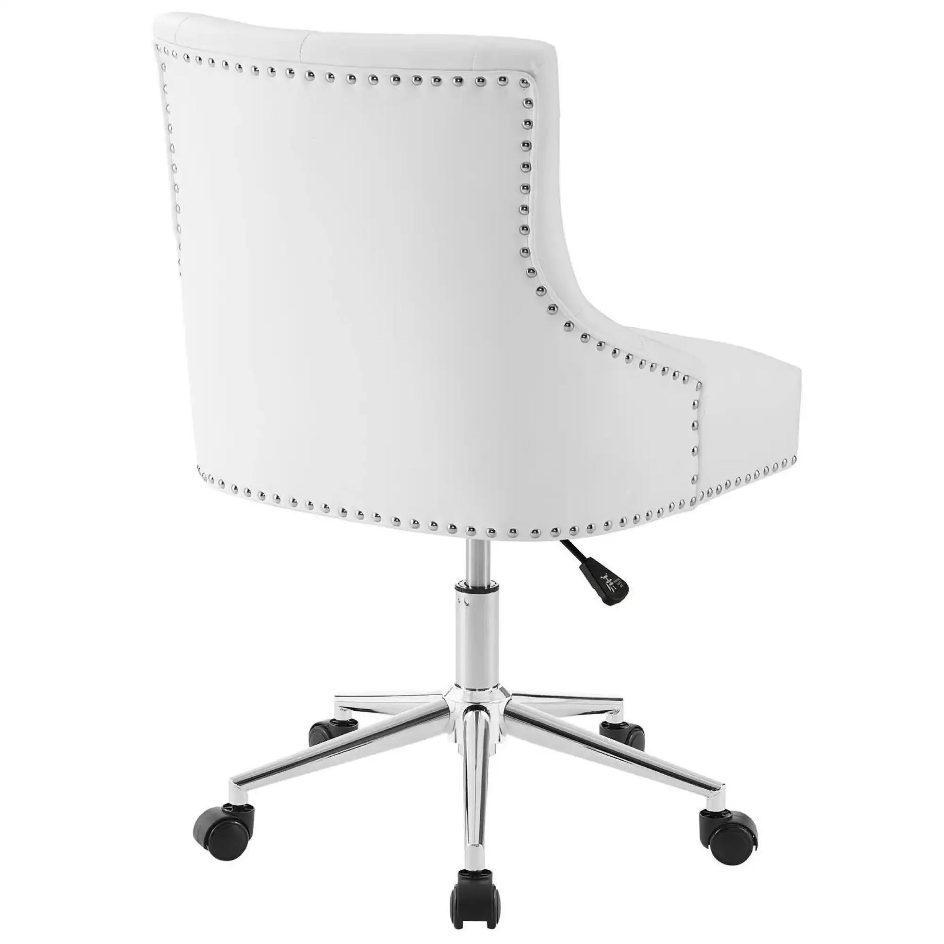 Regent Tufted Button Swivel Faux Leather Office Chair by Modway - Best Buy Furniture