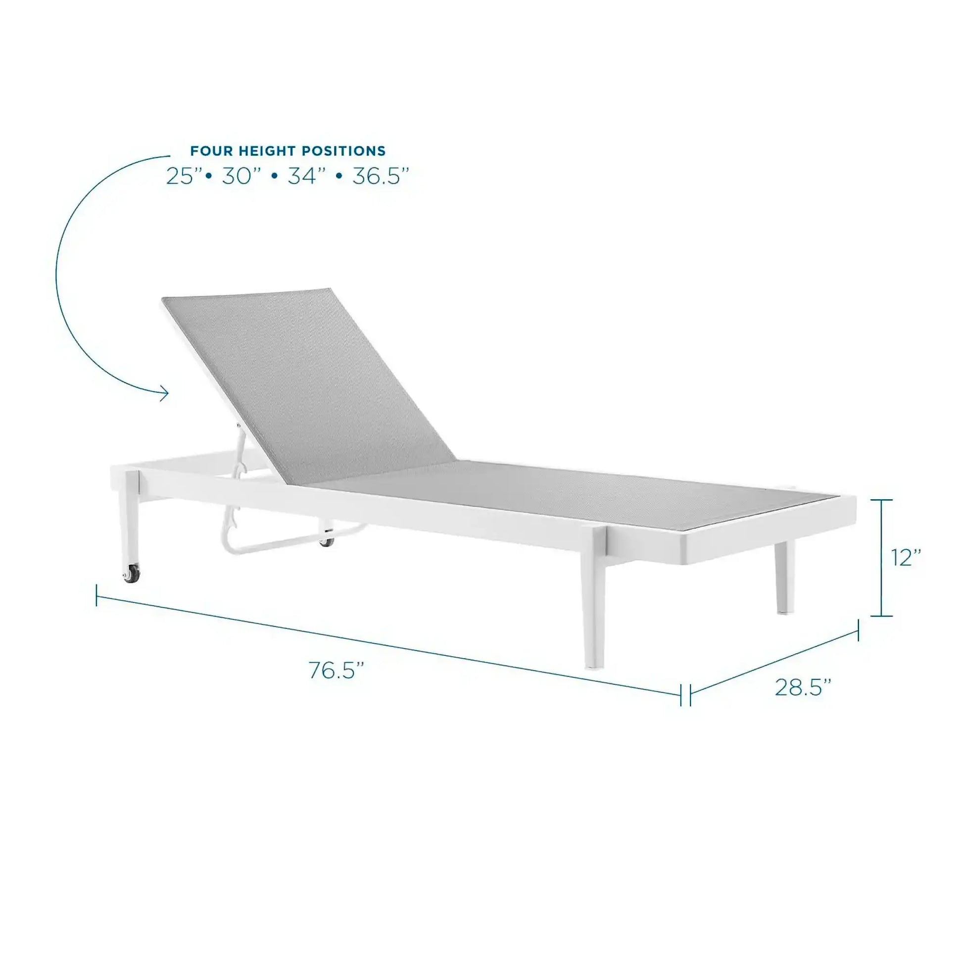 Charleston Outdoor Patio Chaise Lounge Chair by Modway - Best Buy Furniture