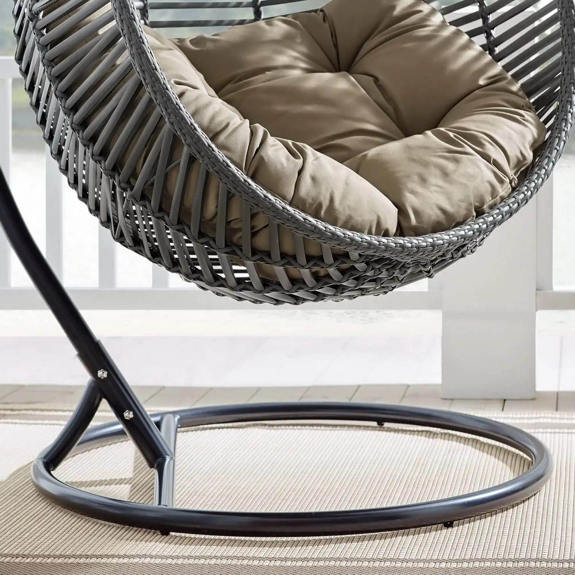 Garner Teardrop Outdoor Patio Swing Chair by Modway - Best Buy Furniture