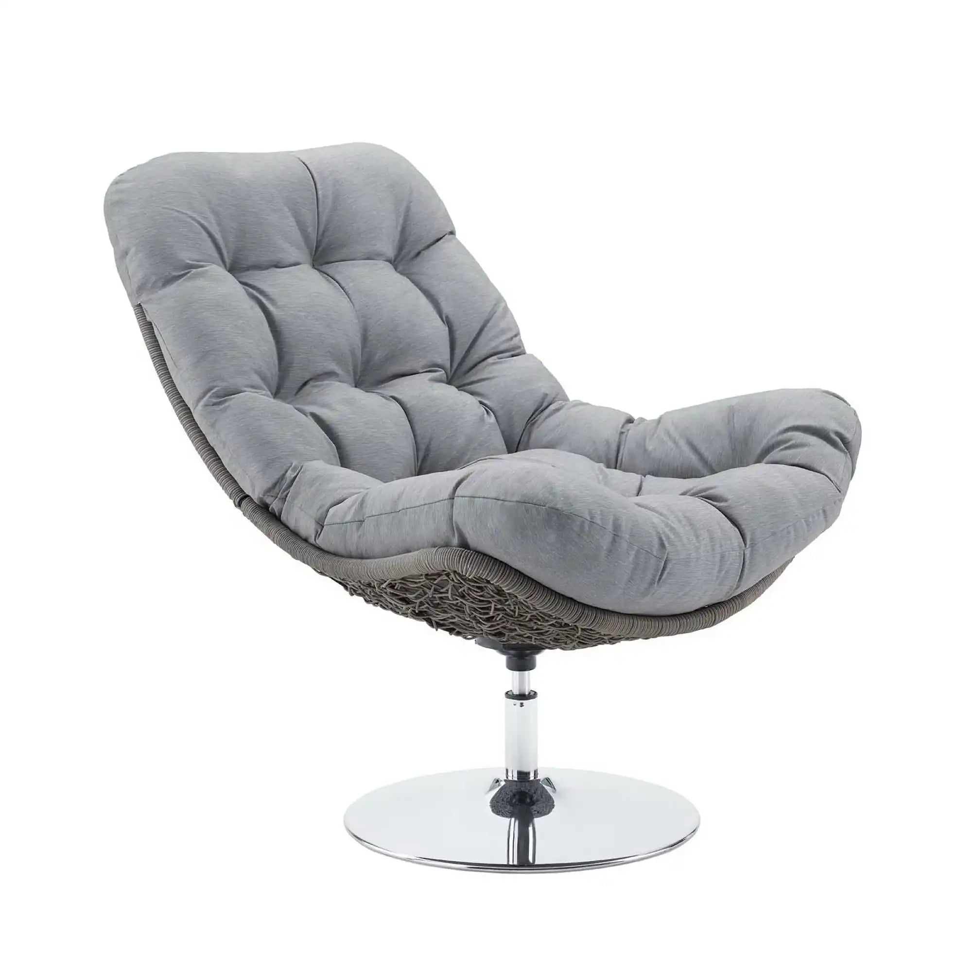 Brighton Wicker Rattan Outdoor Patio Swivel Lounge Chair by Modway - Best Buy Furniture
