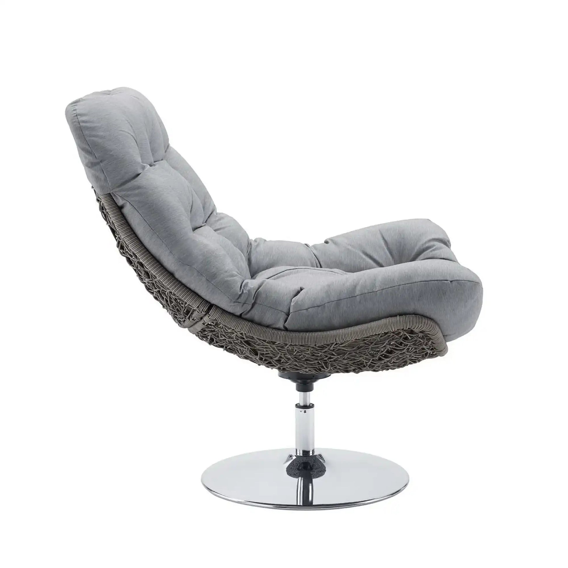 Brighton Wicker Rattan Outdoor Patio Swivel Lounge Chair by Modway - Best Buy Furniture