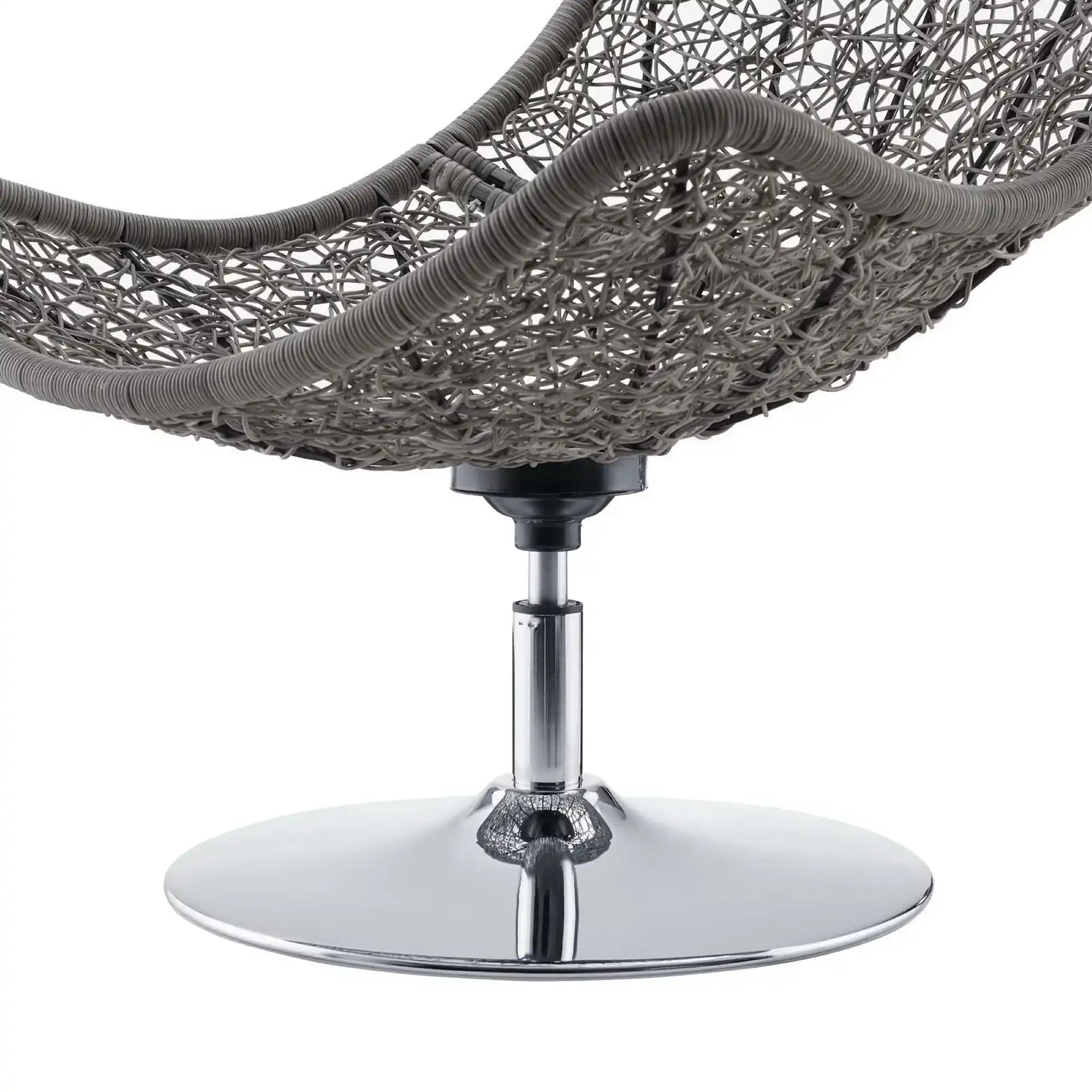 Brighton Wicker Rattan Outdoor Patio Swivel Lounge Chair by Modway - Best Buy Furniture