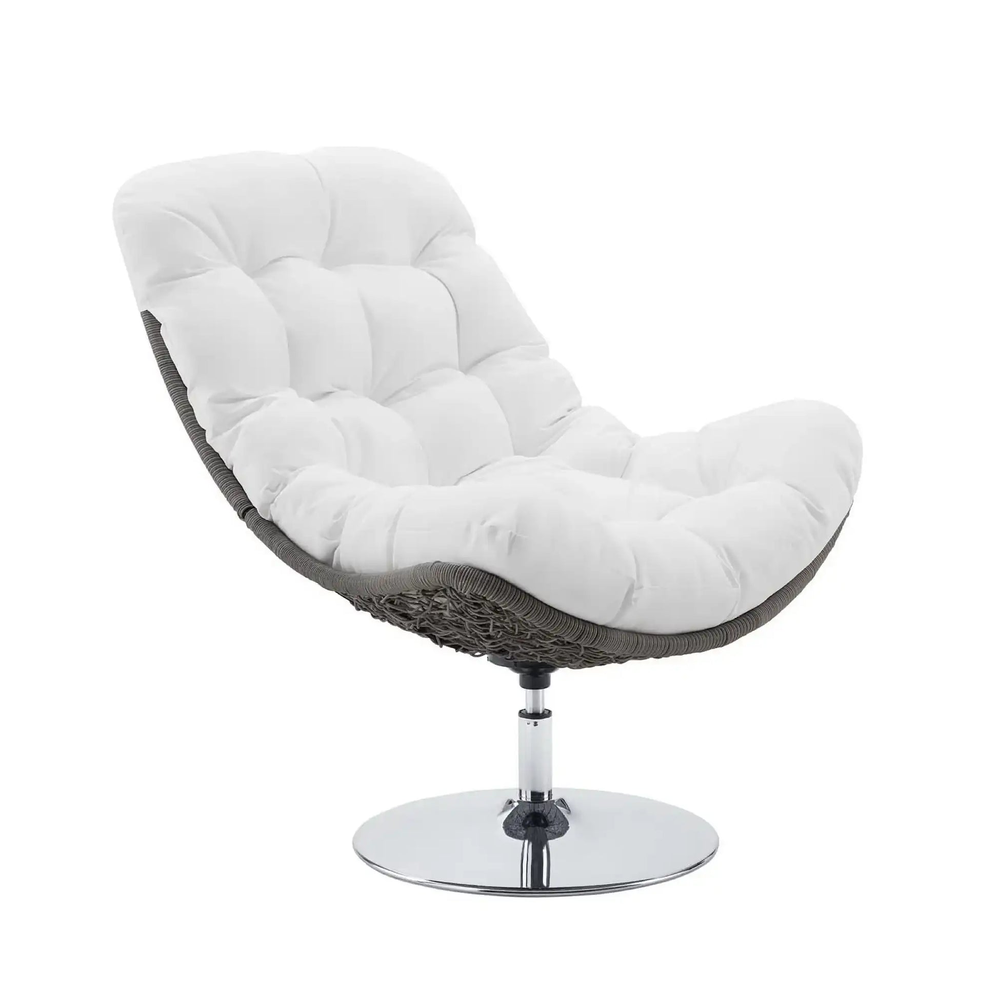 Brighton Wicker Rattan Outdoor Patio Swivel Lounge Chair by Modway - Best Buy Furniture