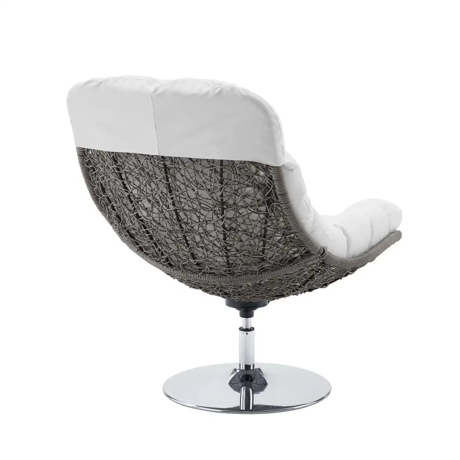 Brighton Wicker Rattan Outdoor Patio Swivel Lounge Chair by Modway - Best Buy Furniture