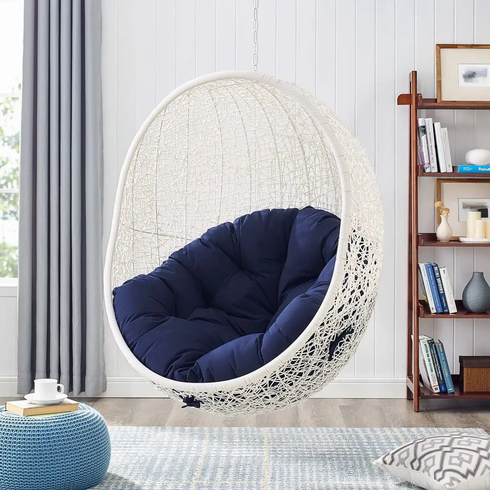 Hide Sunbrella� Fabric Swing Outdoor Patio Lounge Chair Without Stand by Modway - Best Buy Furniture