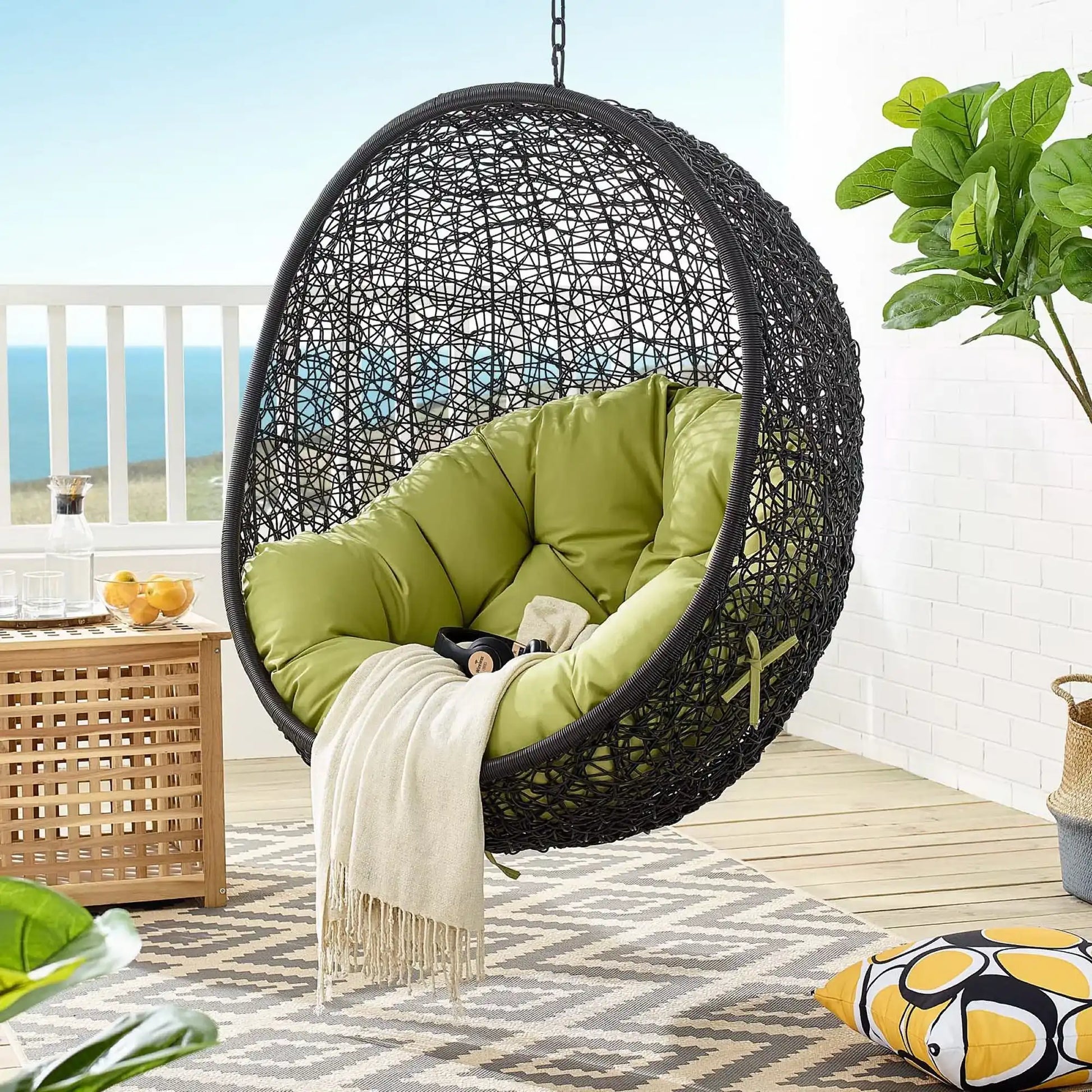 Encase Swing Outdoor Patio Lounge Chair Without Stand by Modway - Best Buy Furniture