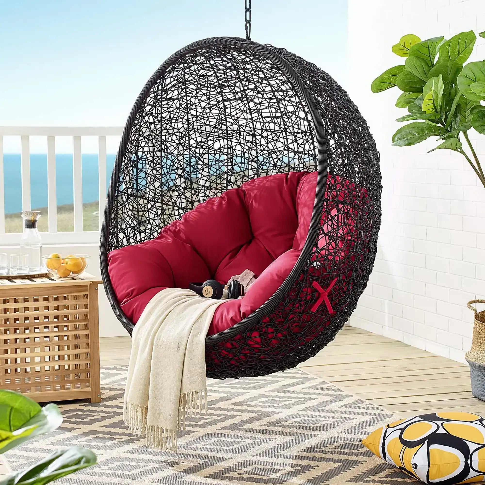 Encase Swing Outdoor Patio Lounge Chair Without Stand by Modway - Best Buy Furniture