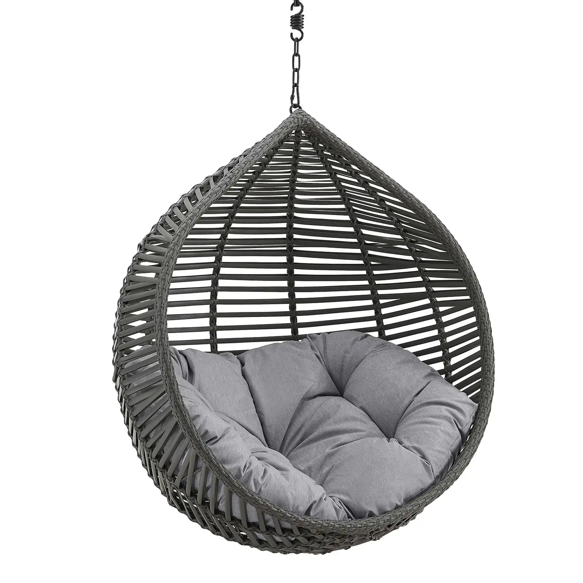 Garner Teardrop Outdoor Patio Swing Chair Without Stand by Modway - Best Buy Furniture