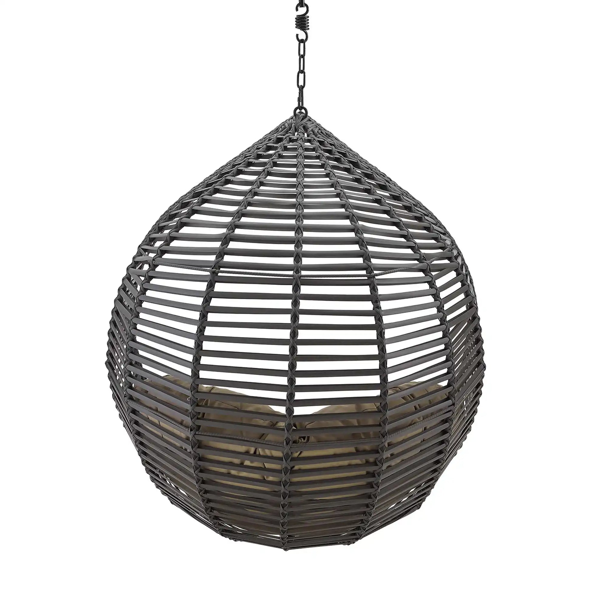 Garner Teardrop Outdoor Patio Swing Chair Without Stand by Modway - Best Buy Furniture