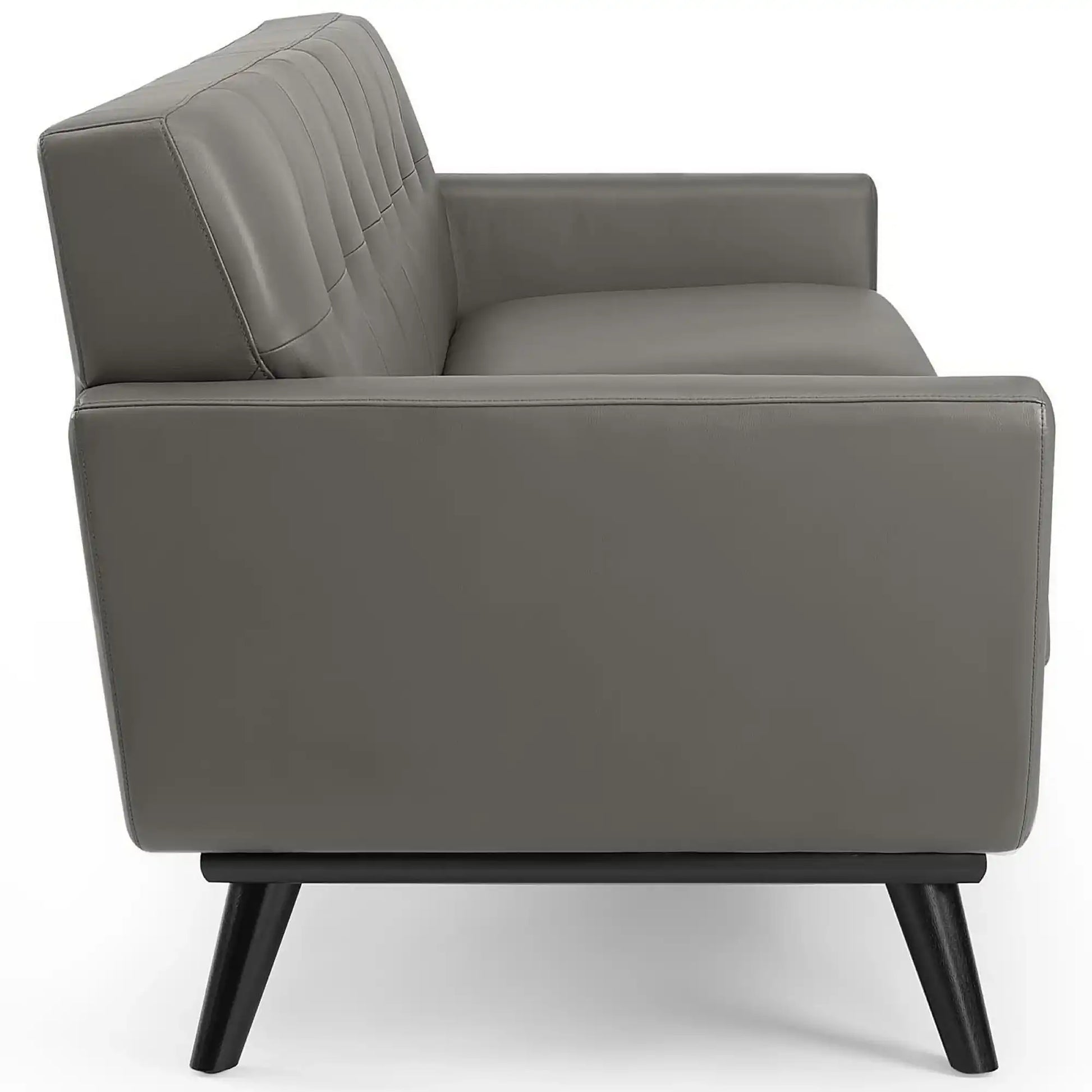 Engage Top-Grain Leather Living Room Lounge Sofa by Modway - Best Buy Furniture