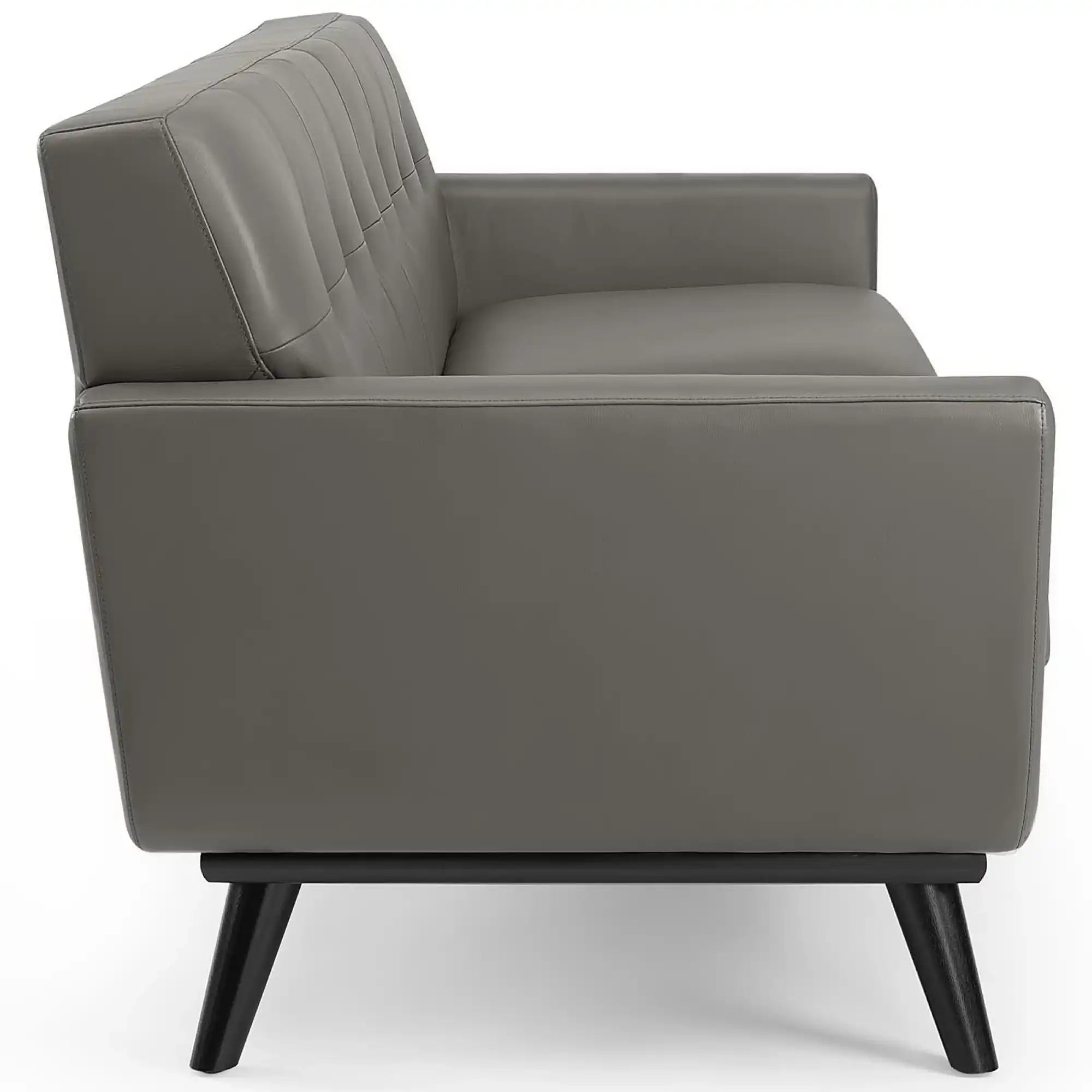 Engage Top-Grain Leather Living Room Lounge Sofa by Modway - Best Buy Furniture
