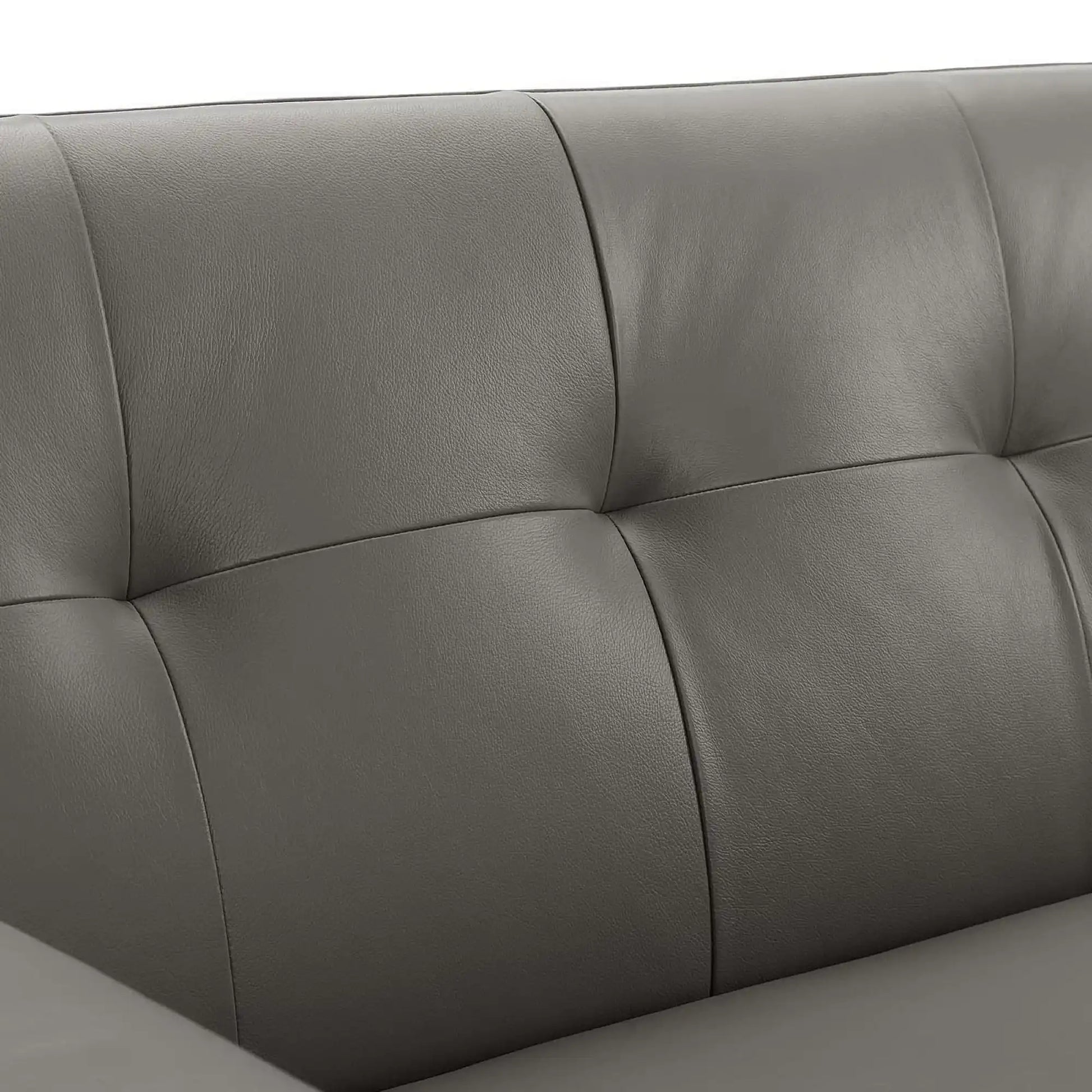 Engage Top-Grain Leather Living Room Lounge Sofa by Modway - Best Buy Furniture